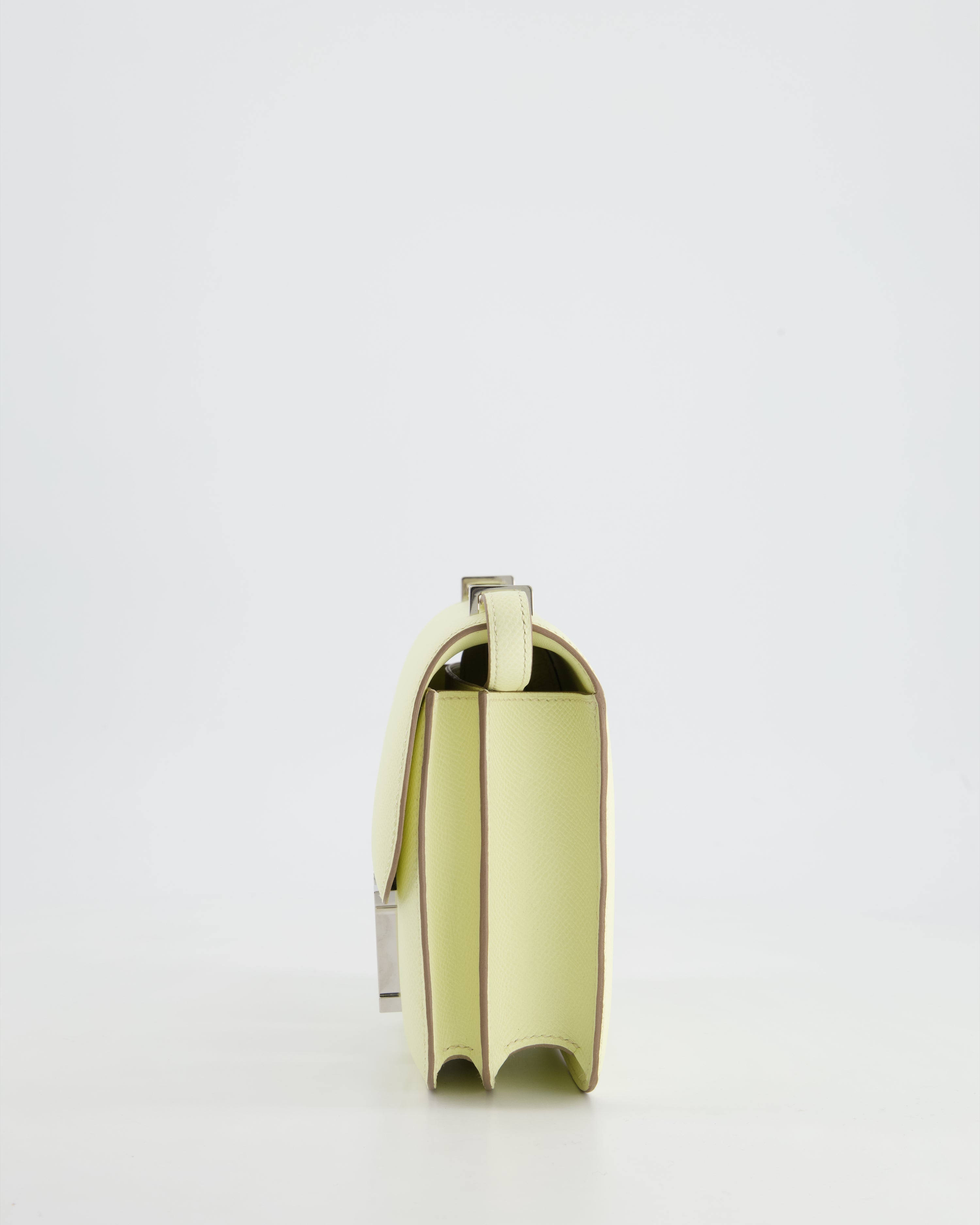 *NEW COLOUR* Hermès Constance III 18 Miroir Bag in Jaune Milton Epsom Leather with Palladium Hardware