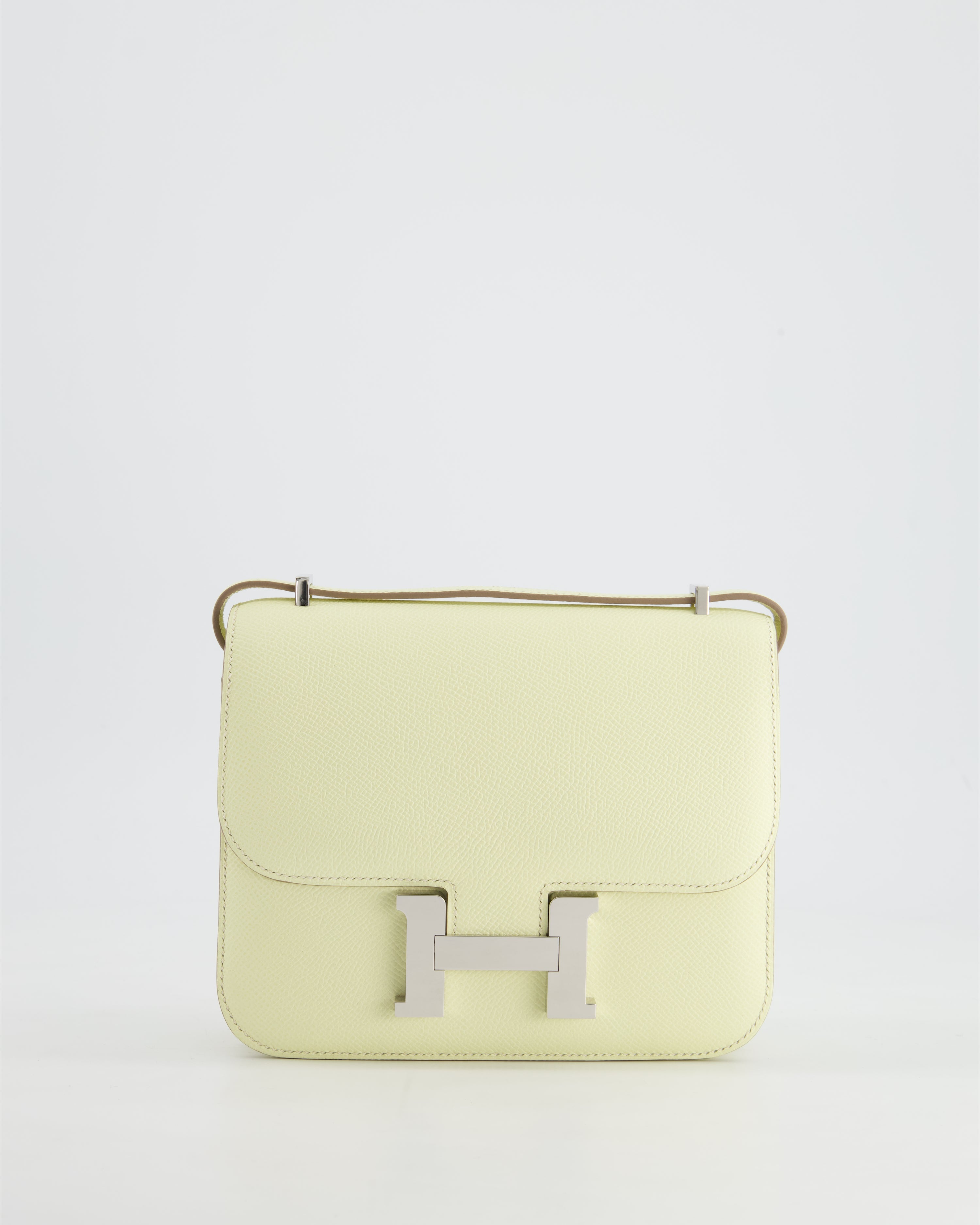 *NEW COLOUR* Hermès Constance III 18 Miroir Bag in Jaune Milton Epsom Leather with Palladium Hardware