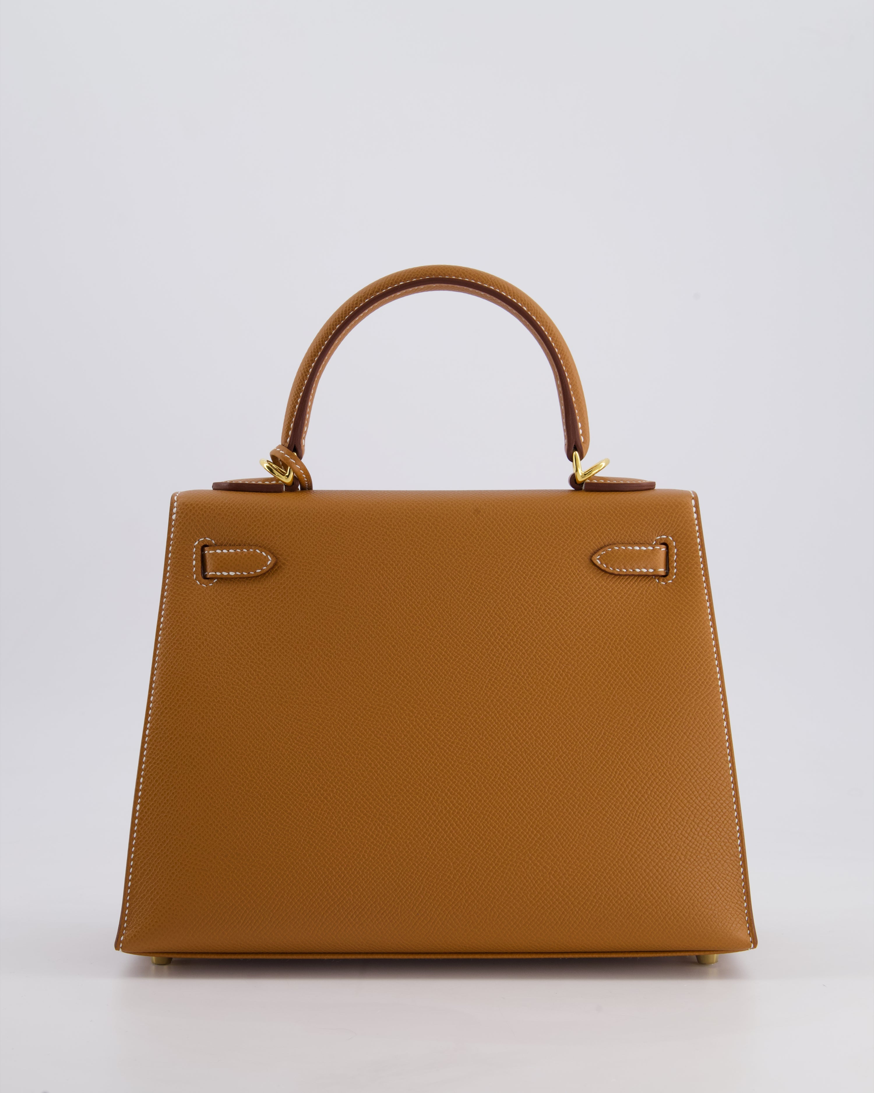 *HOLY GRAIL* Hermès Kelly 25 Sellier Bag in Gold Epsom Leather with Gold Hardware