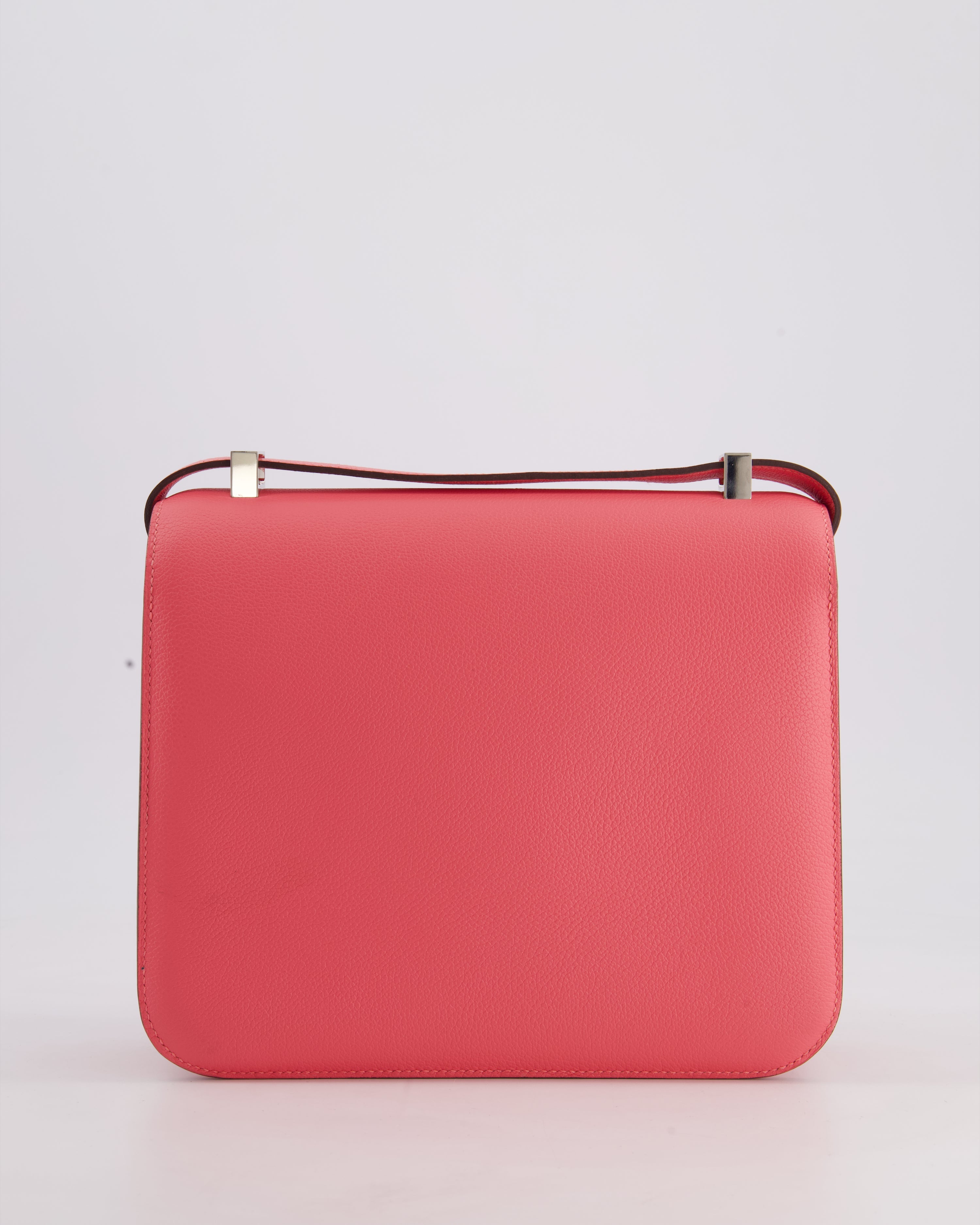 *HOT* Hermès Constance III 24 Bag in Rose Azalee Evercolour Leather with Palladium Hardware