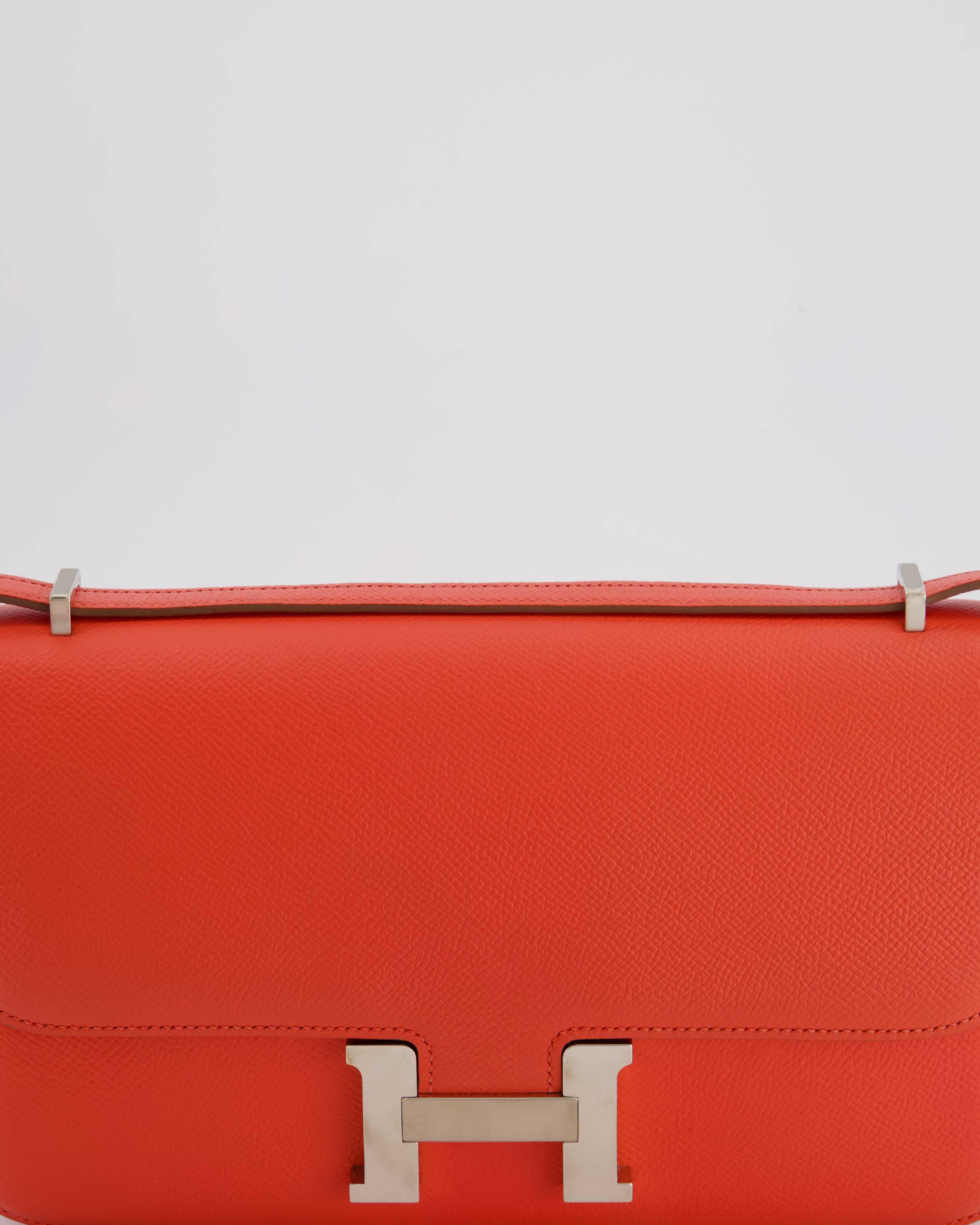 Hermès Constance Elan Bag in Rose Jaipur Epsom Leather with Palladium Hardware