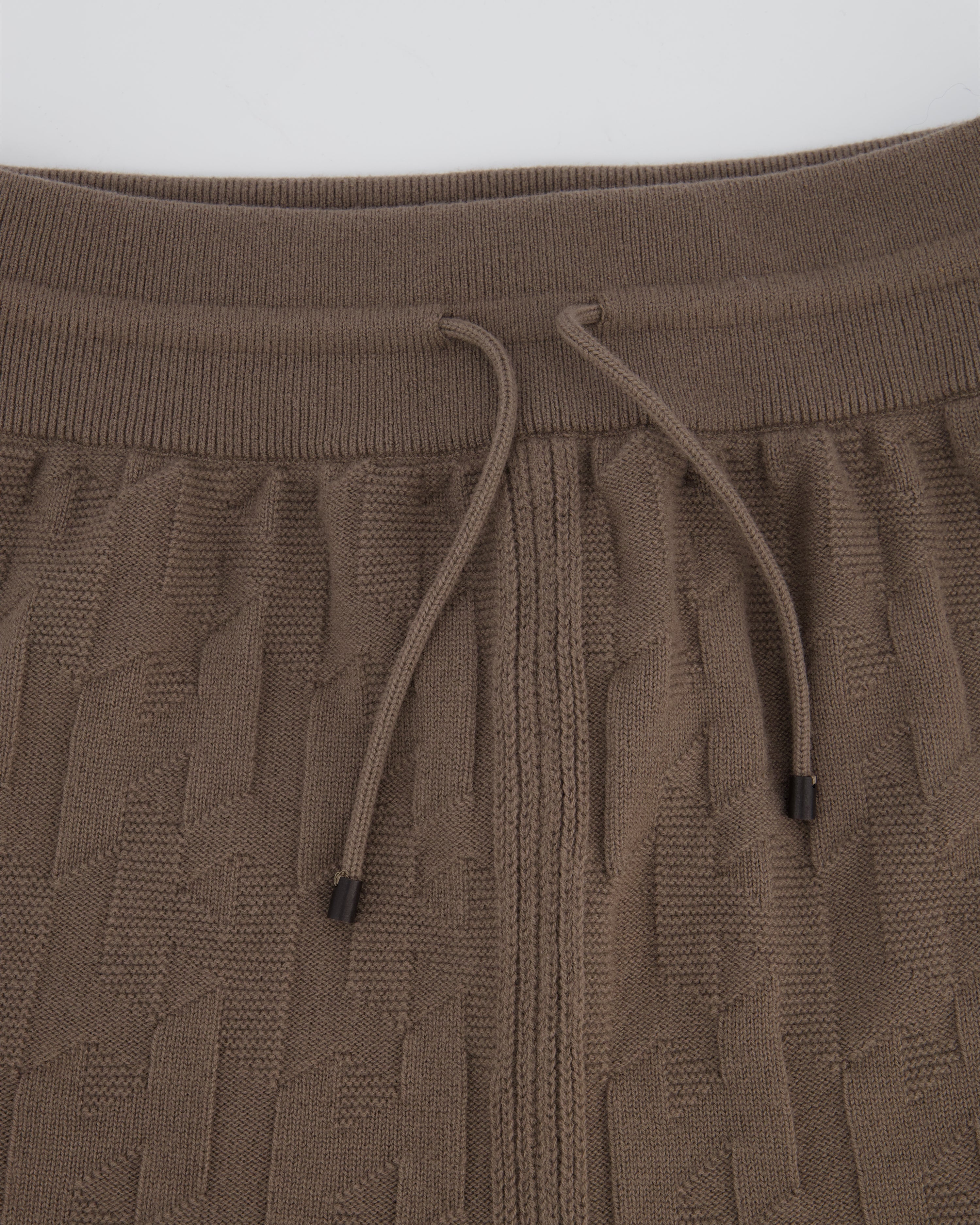 Hermes "H" Wool Jogging Pants In Gris/Etoupe Size FR 40 (UK 12)