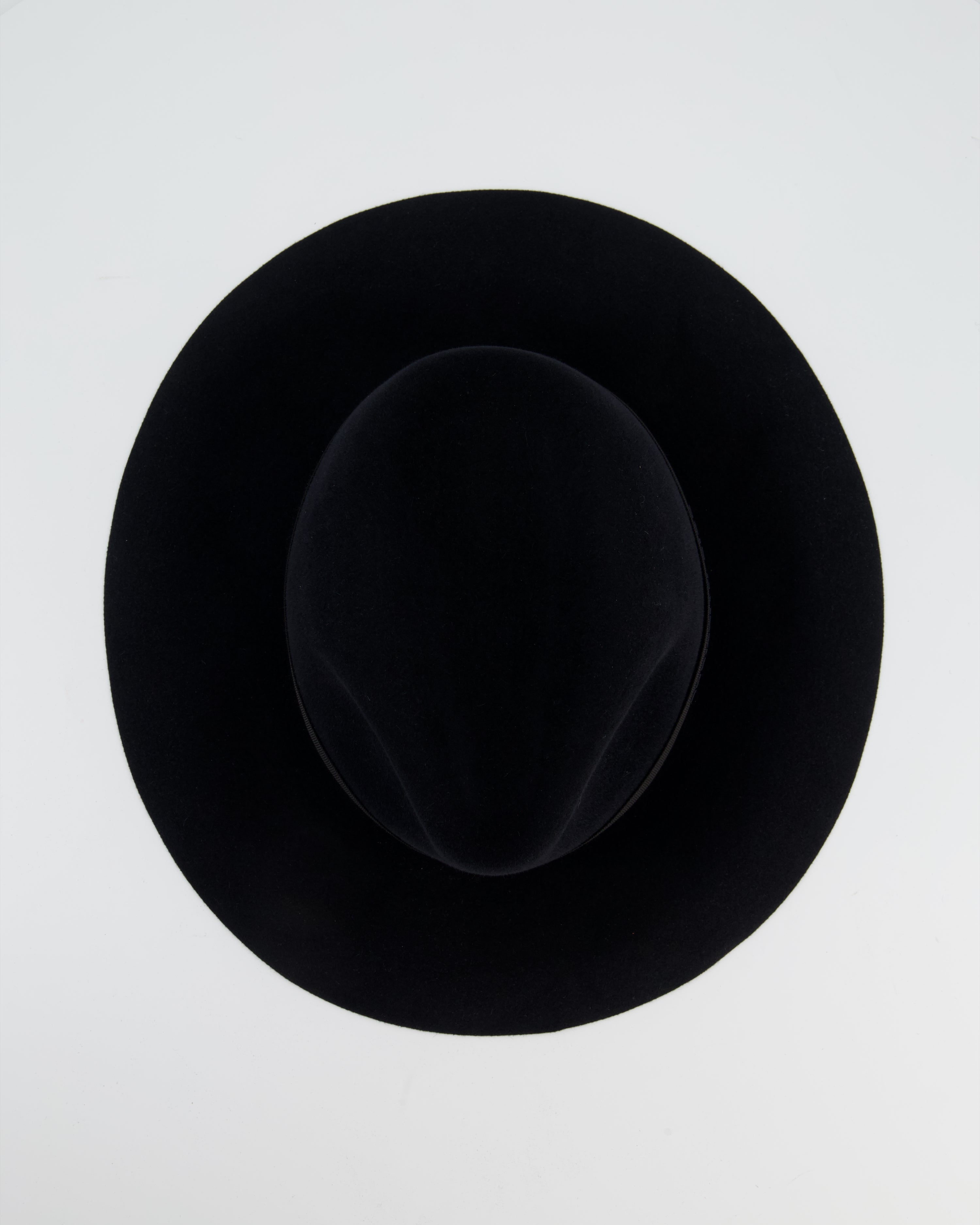 Christian Dior Black Panama Hat with Logo Detail Size 55 cm