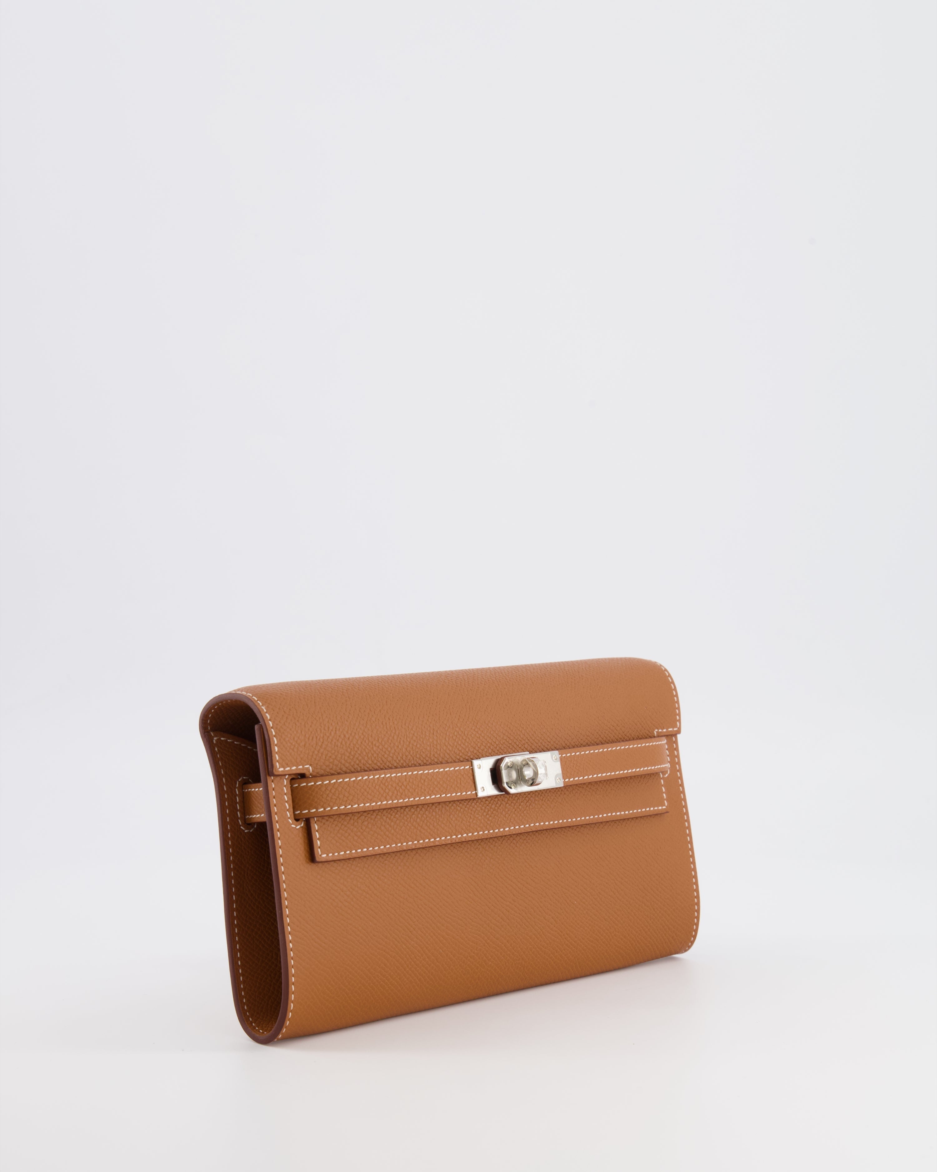 Hermès Kelly To Go Bag in Gold Epsom Leather with Palladium Hardware