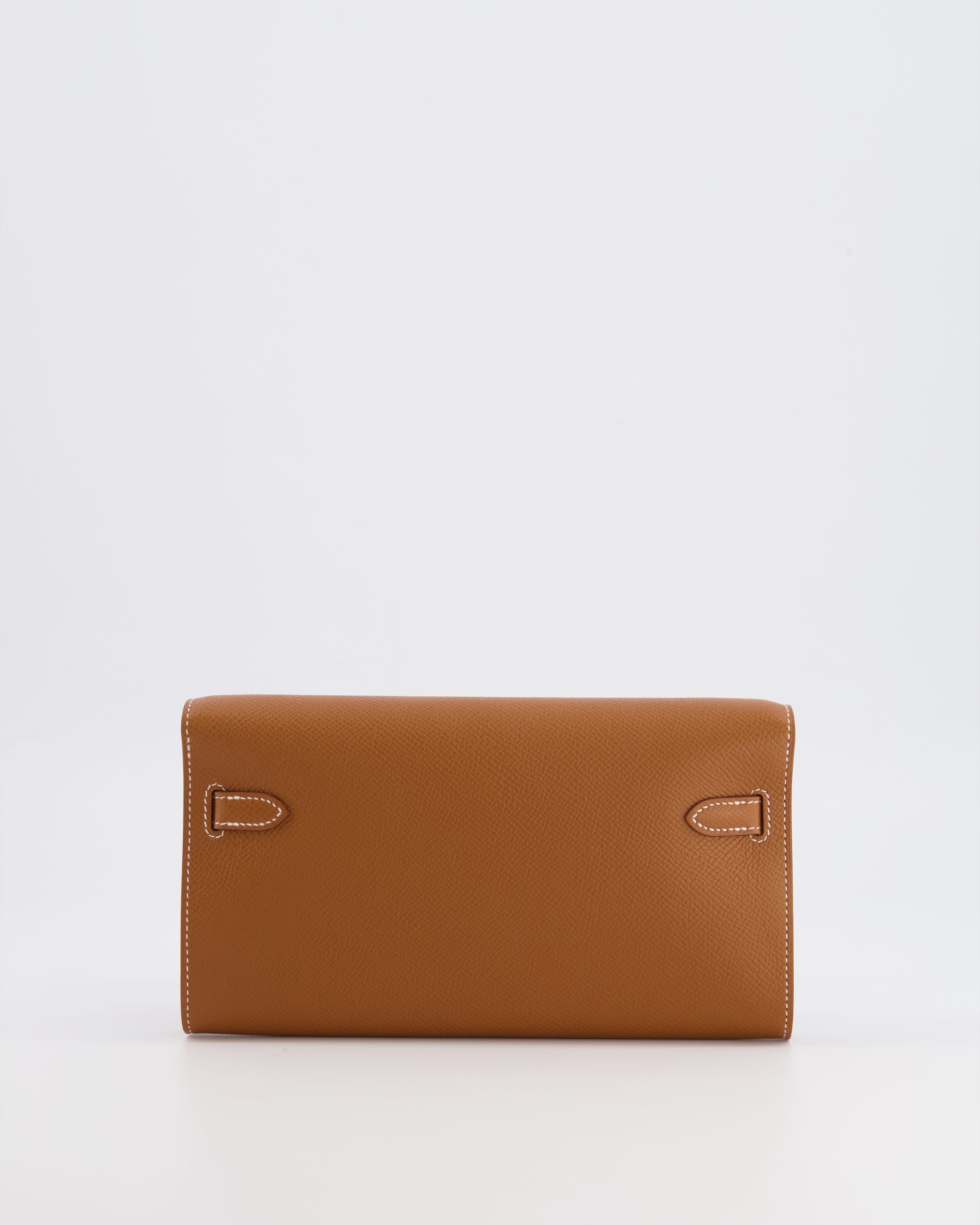 Hermès Kelly To Go Bag in Gold Epsom Leather with Palladium Hardware