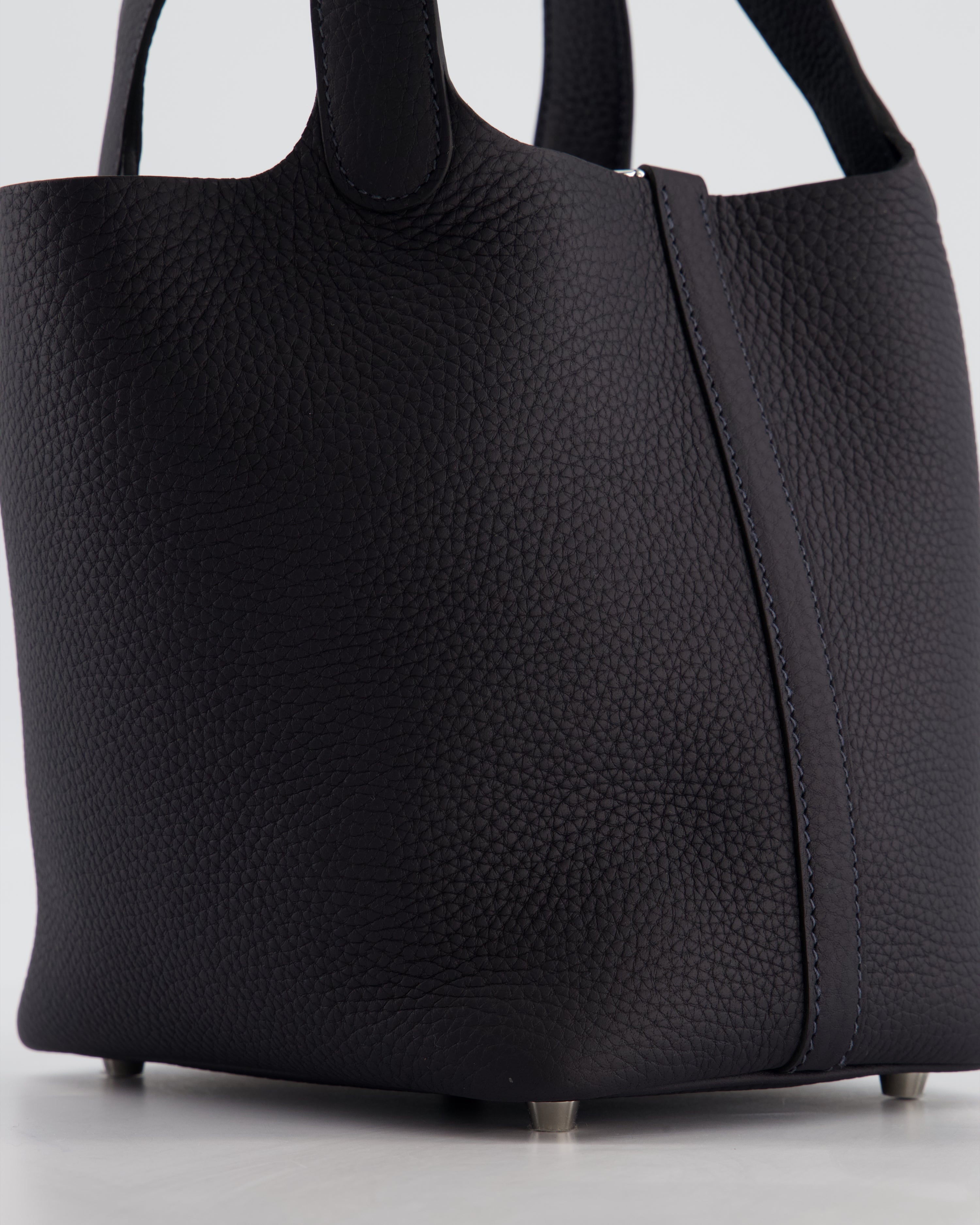 Hermès Picotin Lock 18 Bag in Caban Clemence Leather with Palladium Hardware