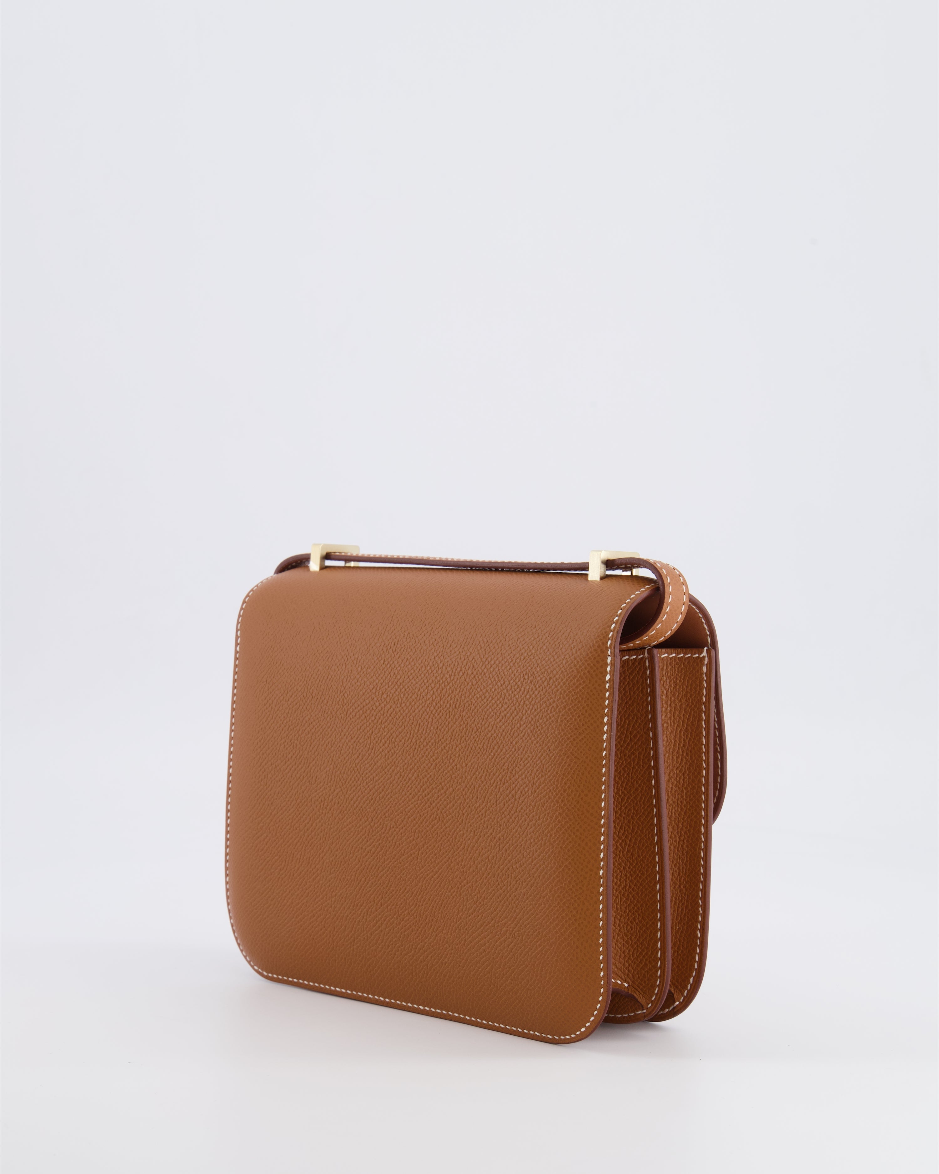 *Fire price “Hermès Constance III 18 Miroir Bag in Gold Epsom Leather with Brushed Permabrass Hardware