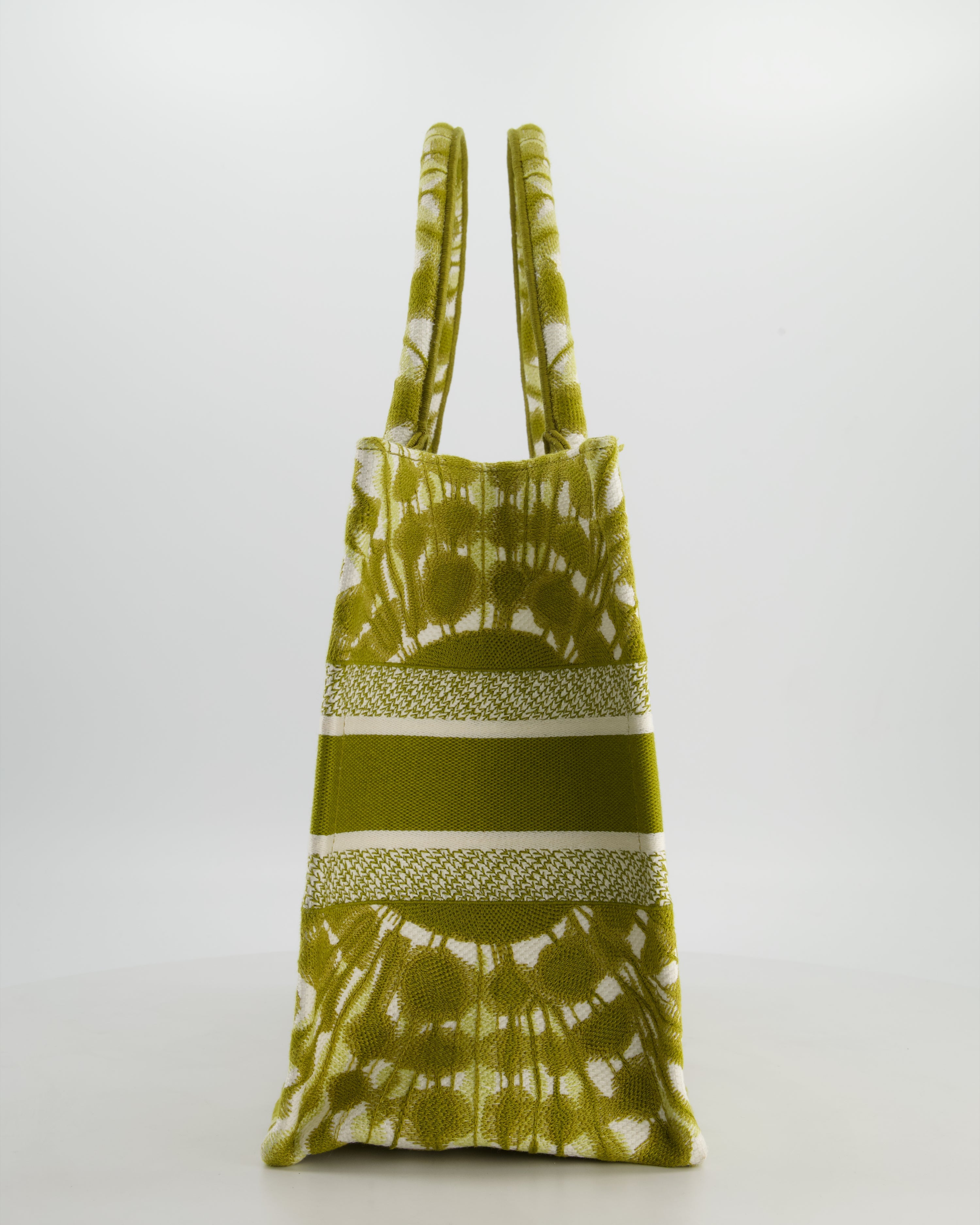 Christian Dior Khaki Green Tye Dye Medium Book Tote RRP £2500