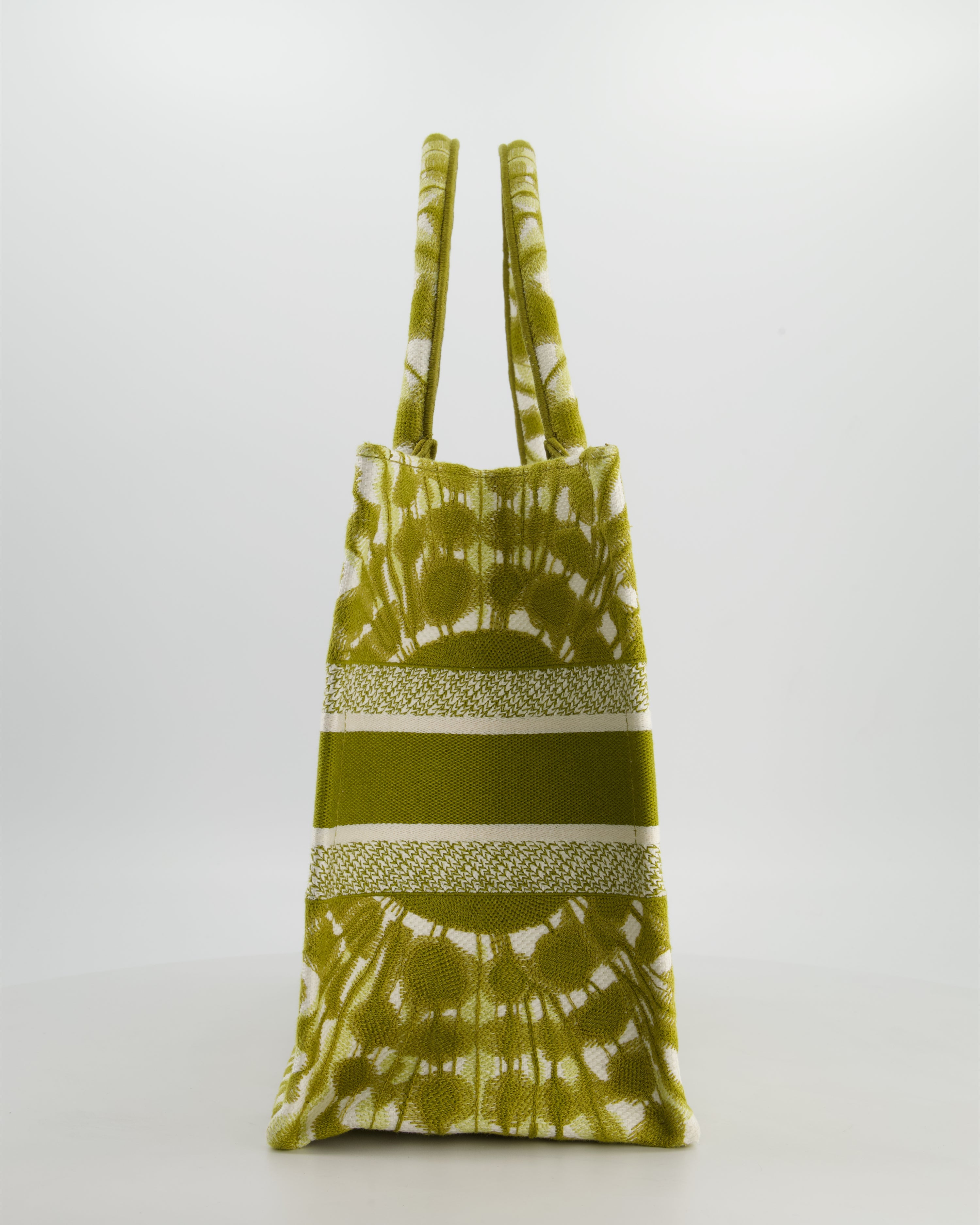 Christian Dior Khaki Green Tye Dye Medium Book Tote RRP £2500