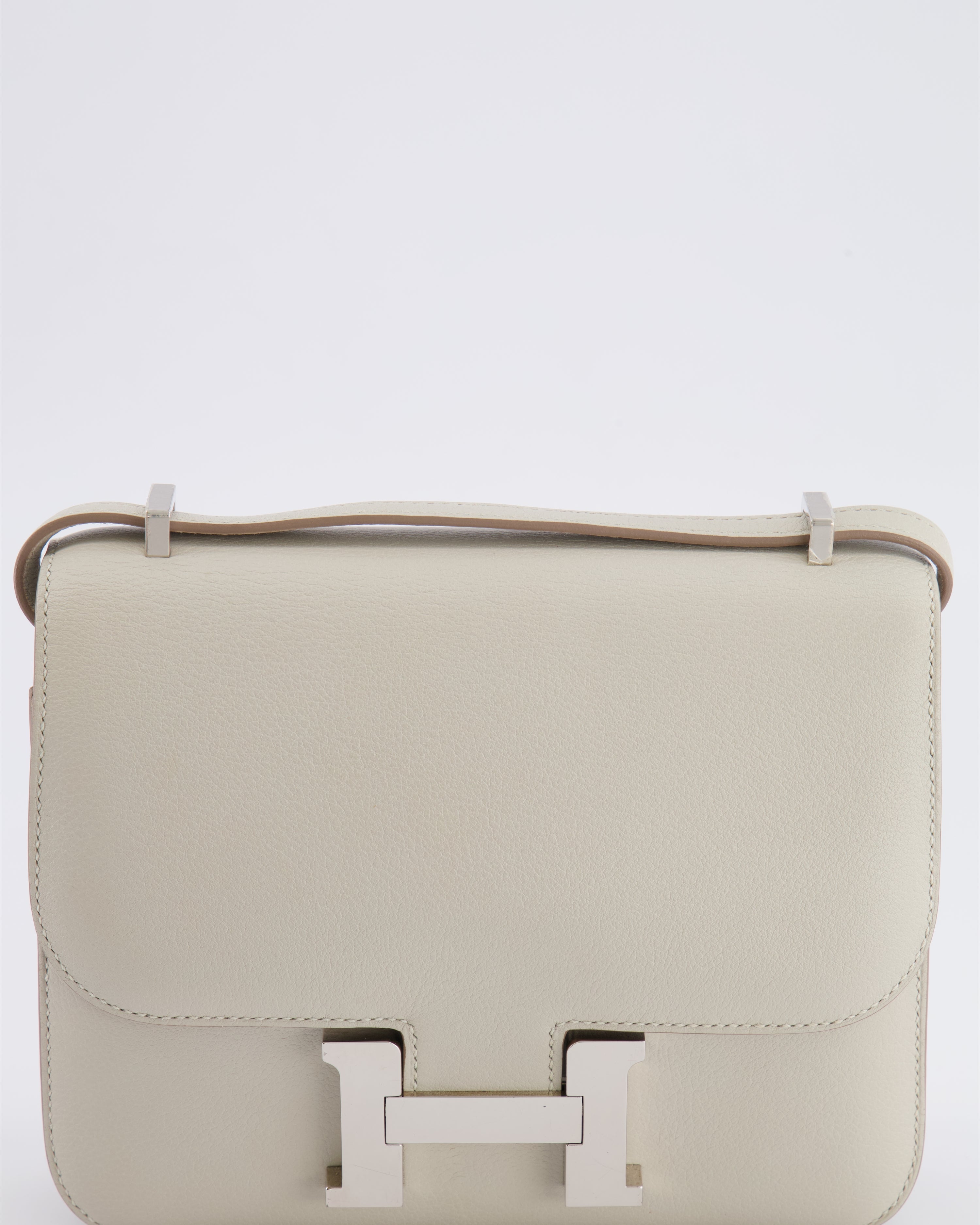 Hermès Constance III 18 Bag in Gris Perle Evercolor Leather with Palladium Hardware