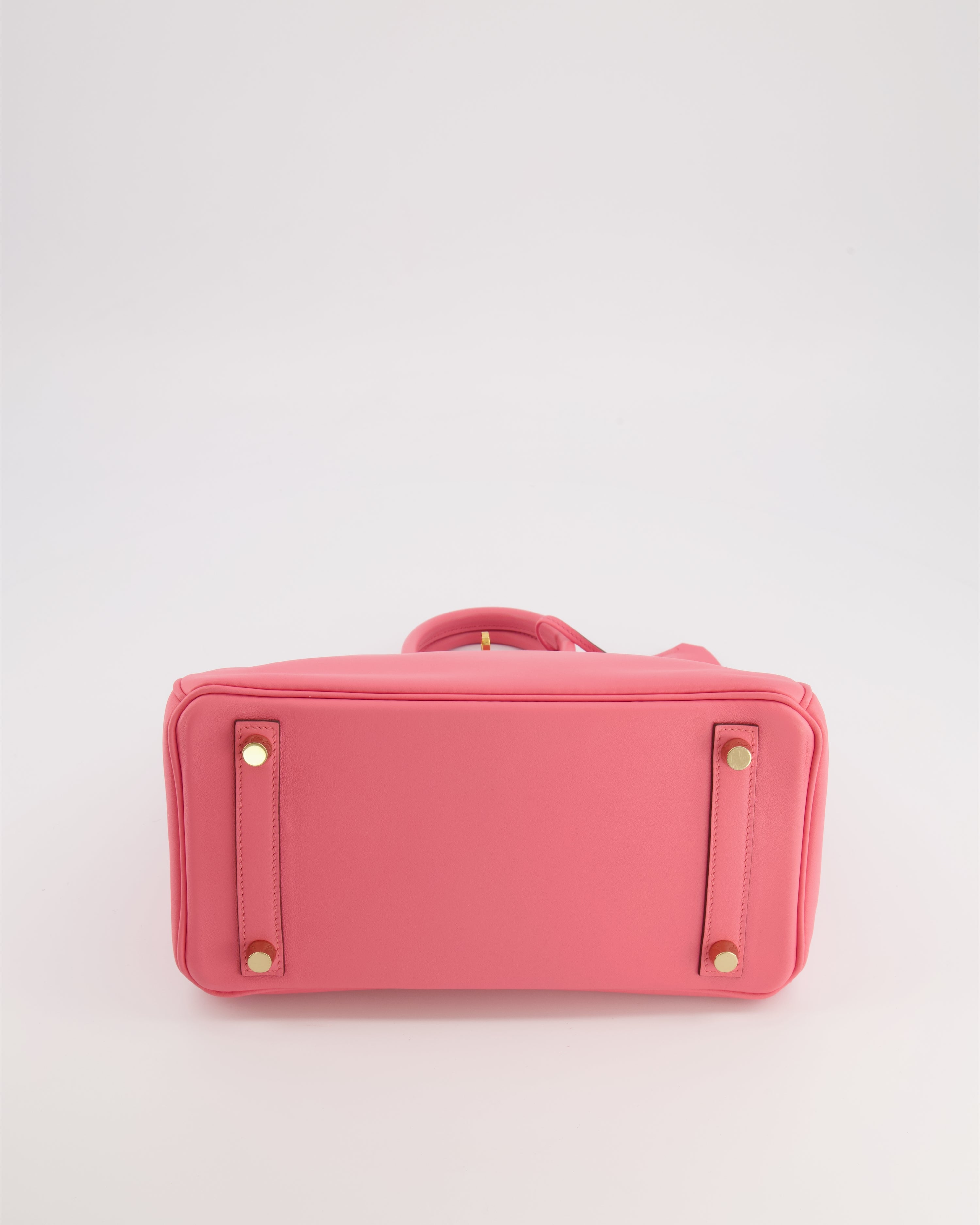 Hermès Birkin 25 Retourne Bag in Rose D'Été Swift Leather with Gold Hardware