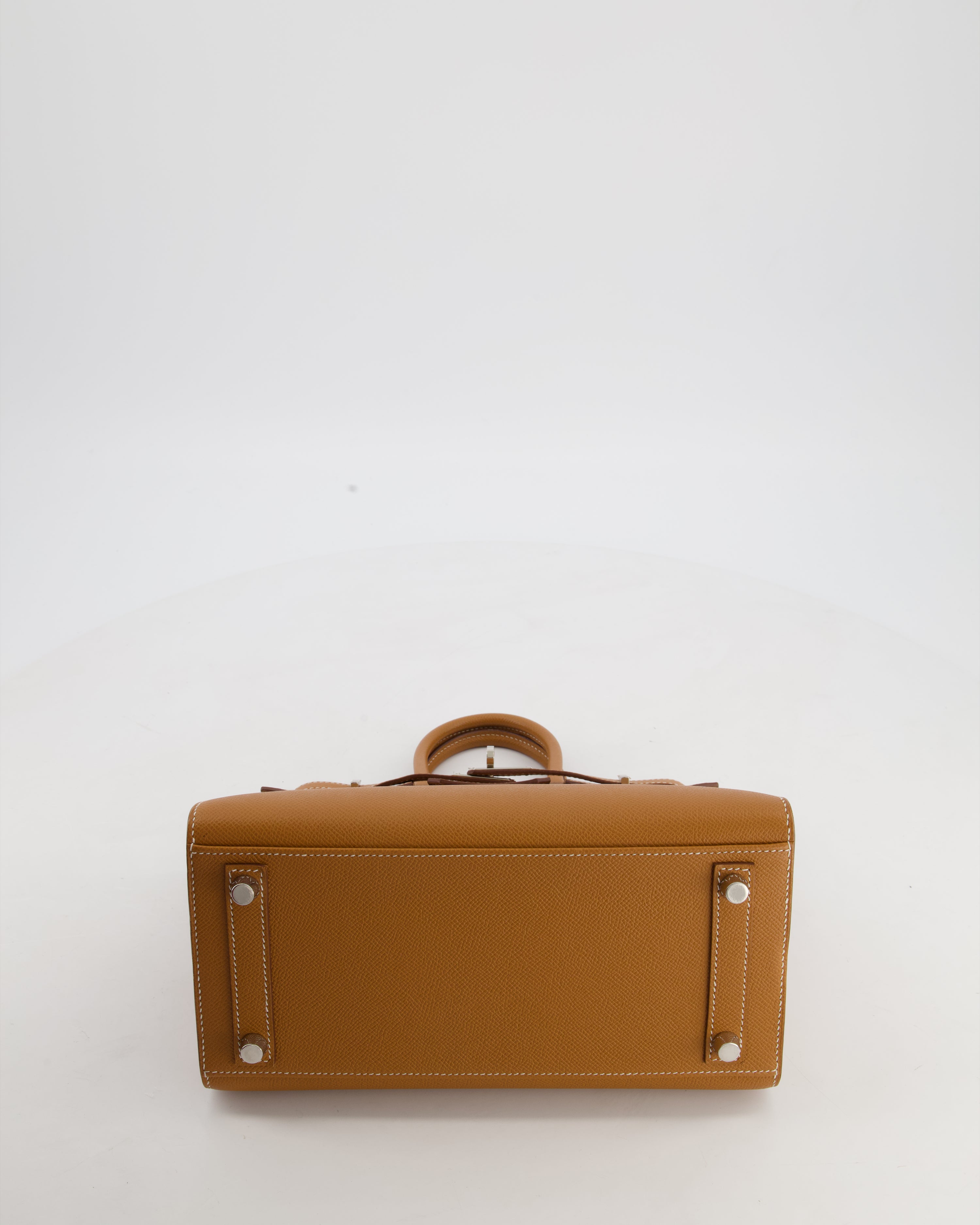 *RARE* Hermès Birkin 25 Sellier Bag in Gold Epsom Leather with Palladium Hardware