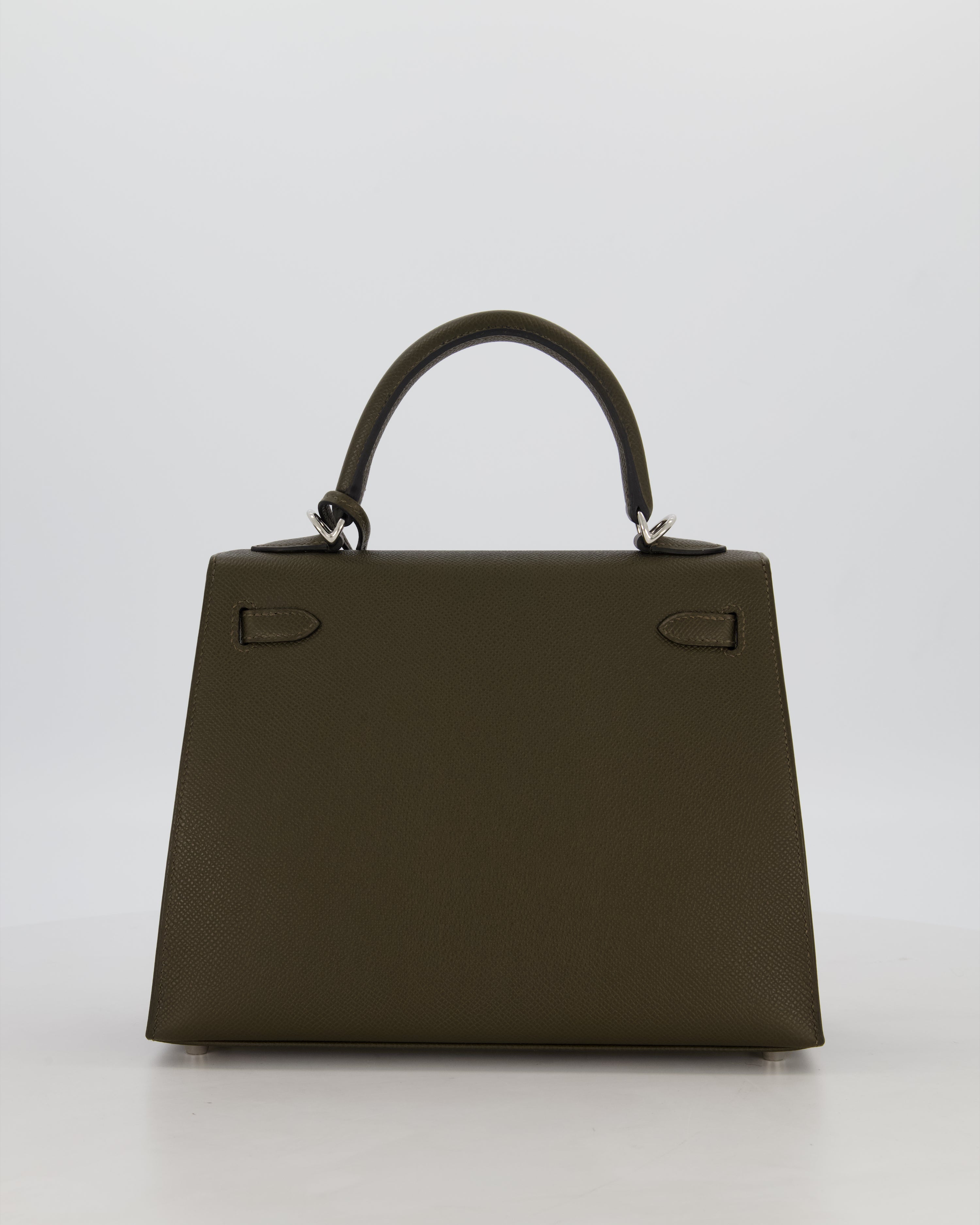 *NEW COLOUR* Hermès Kelly 25 Sellier Bag in Vert Loden Epsom Leather with Palladium Hardware
