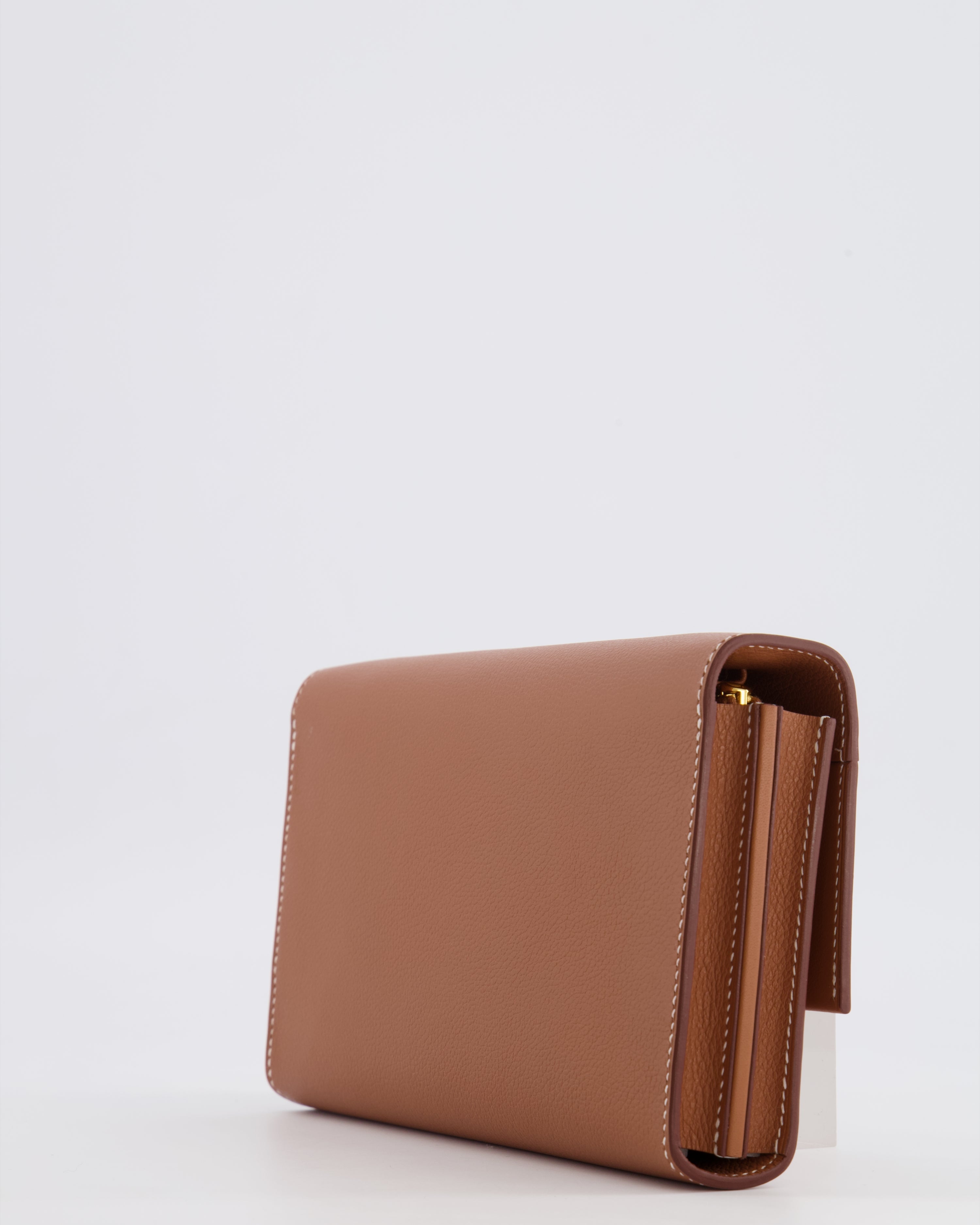 *NEW MODEL* Hermès 24/24 To Go Bag in Gold Evercolor Leather with Gold Hardware