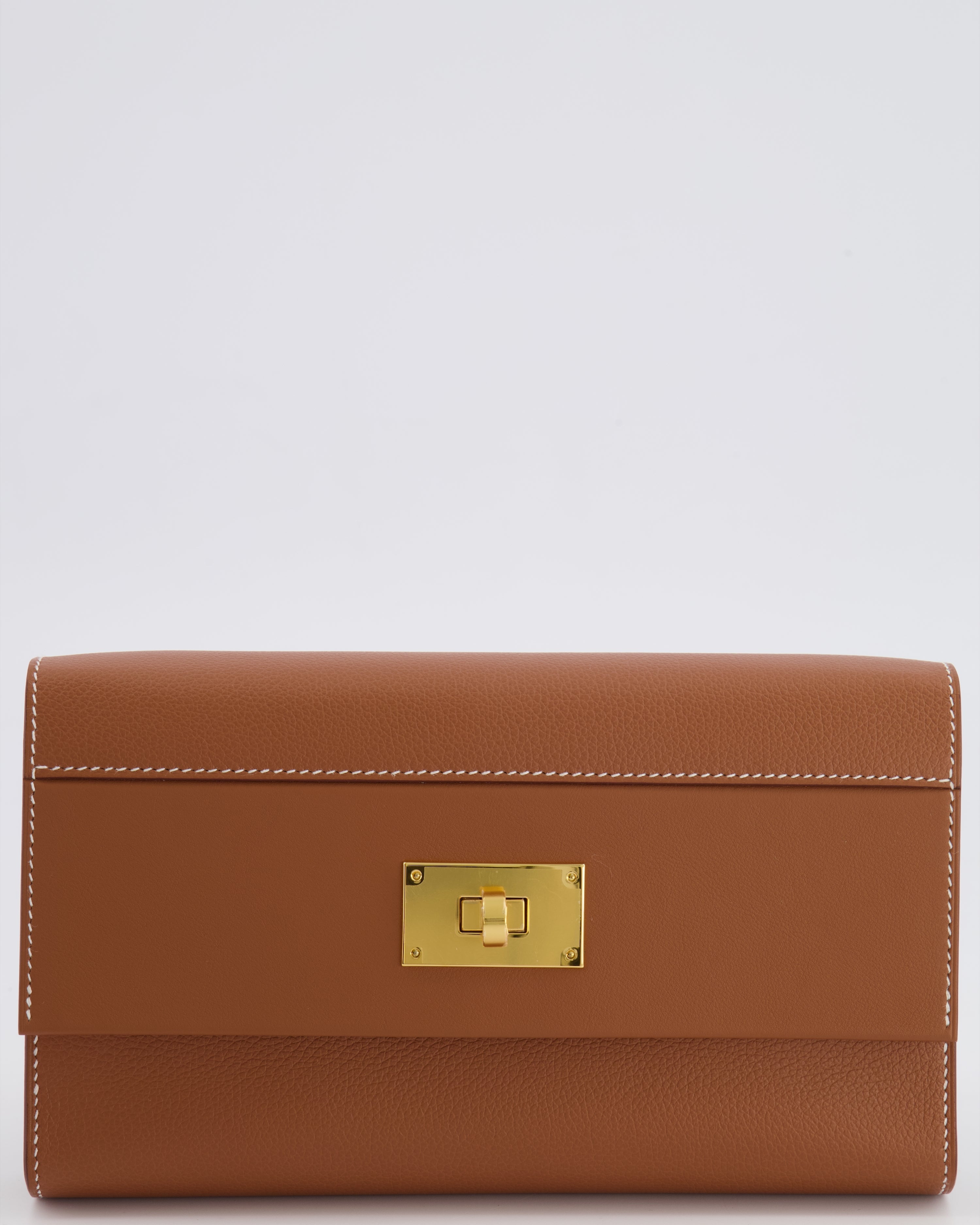 *NEW MODEL* Hermès 24/24 To Go Bag in Gold Evercolor Leather with Gold Hardware