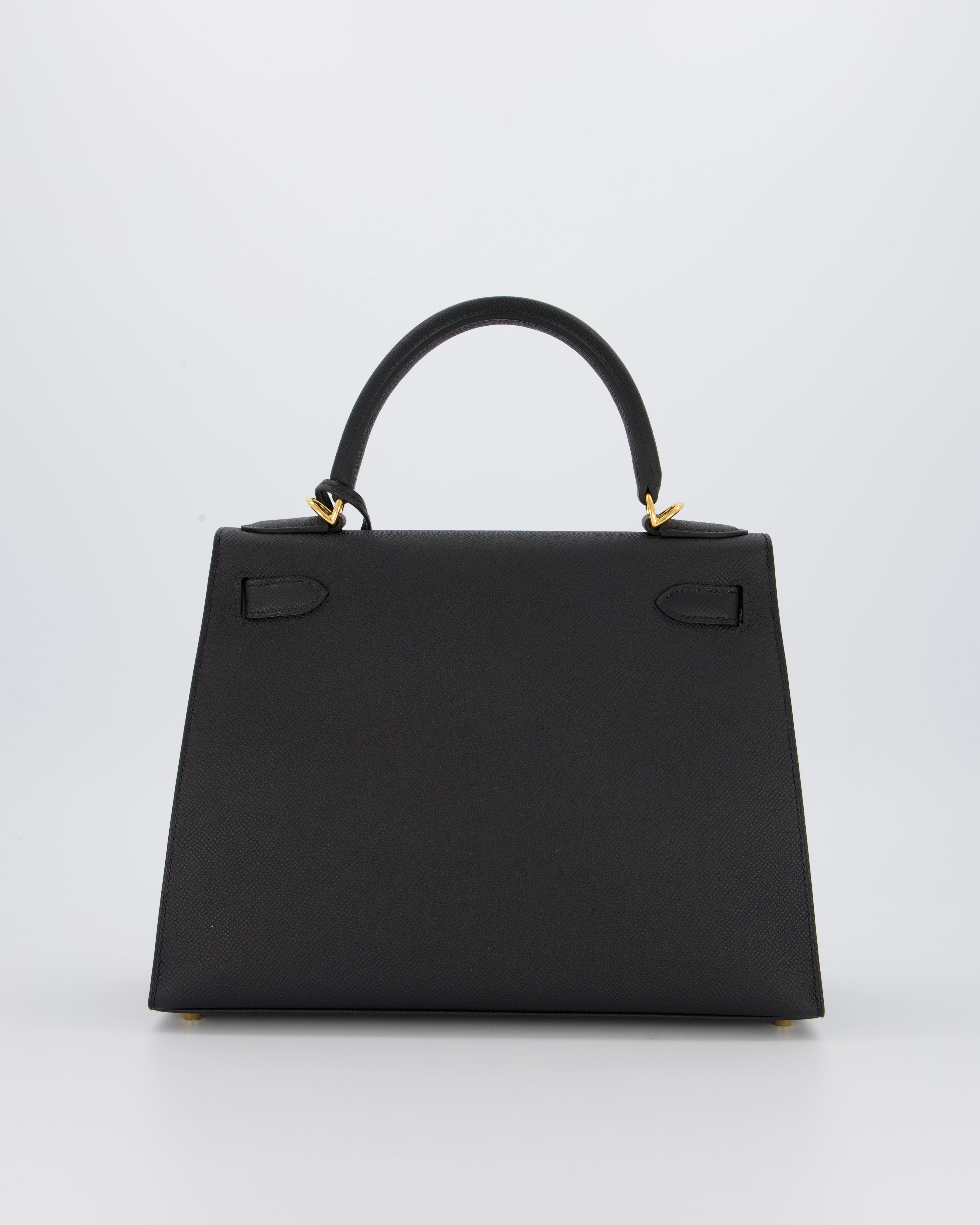 Hermès Kelly 28 Sellier Bag in Noir Epsom Leather with Gold Hardware