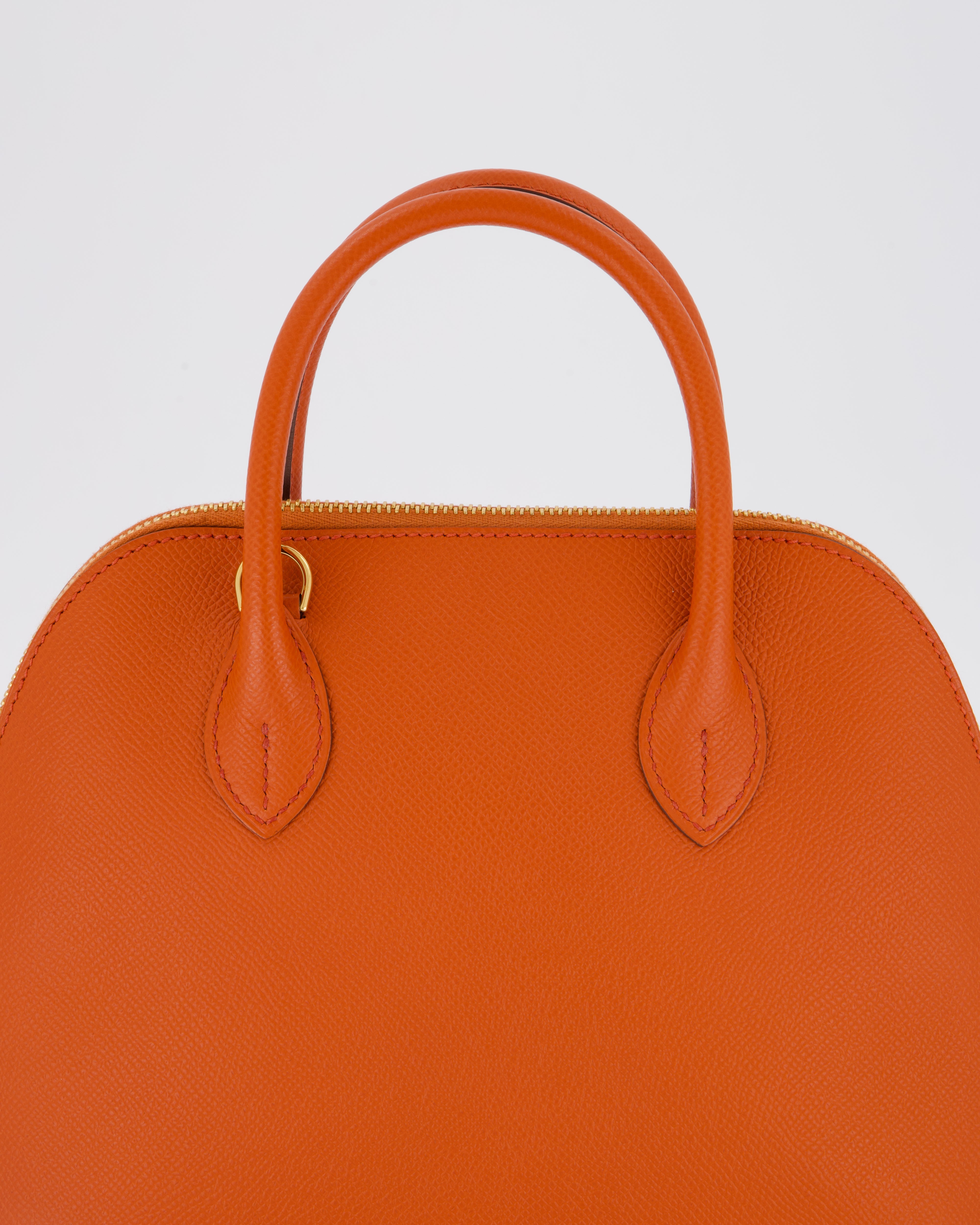 Hermès Bolide 1923 25cm Bag in Terre Battue Epsom Leather with Gold Hardware