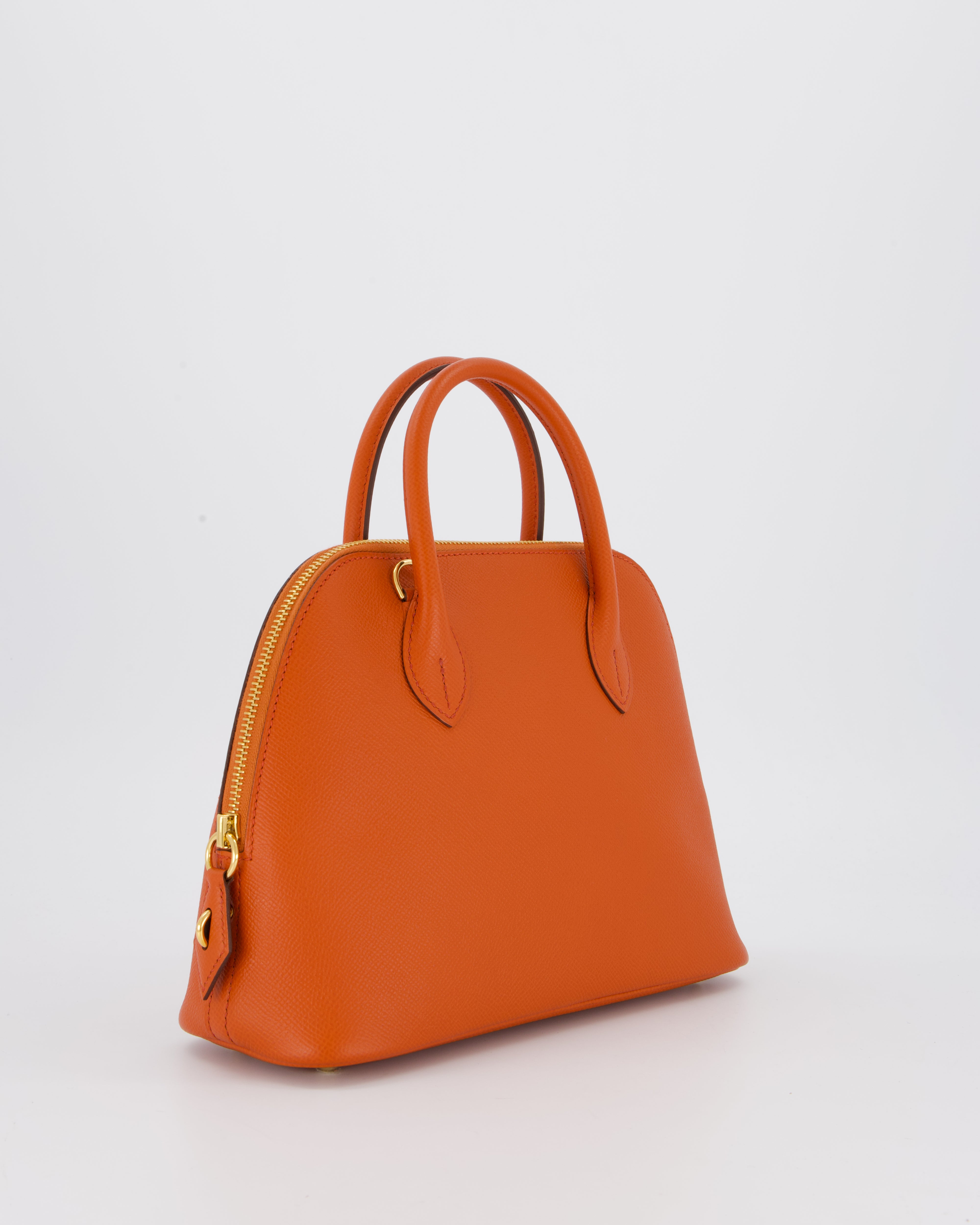 Hermès Bolide 1923 25cm Bag in Terre Battue Epsom Leather with Gold Hardware