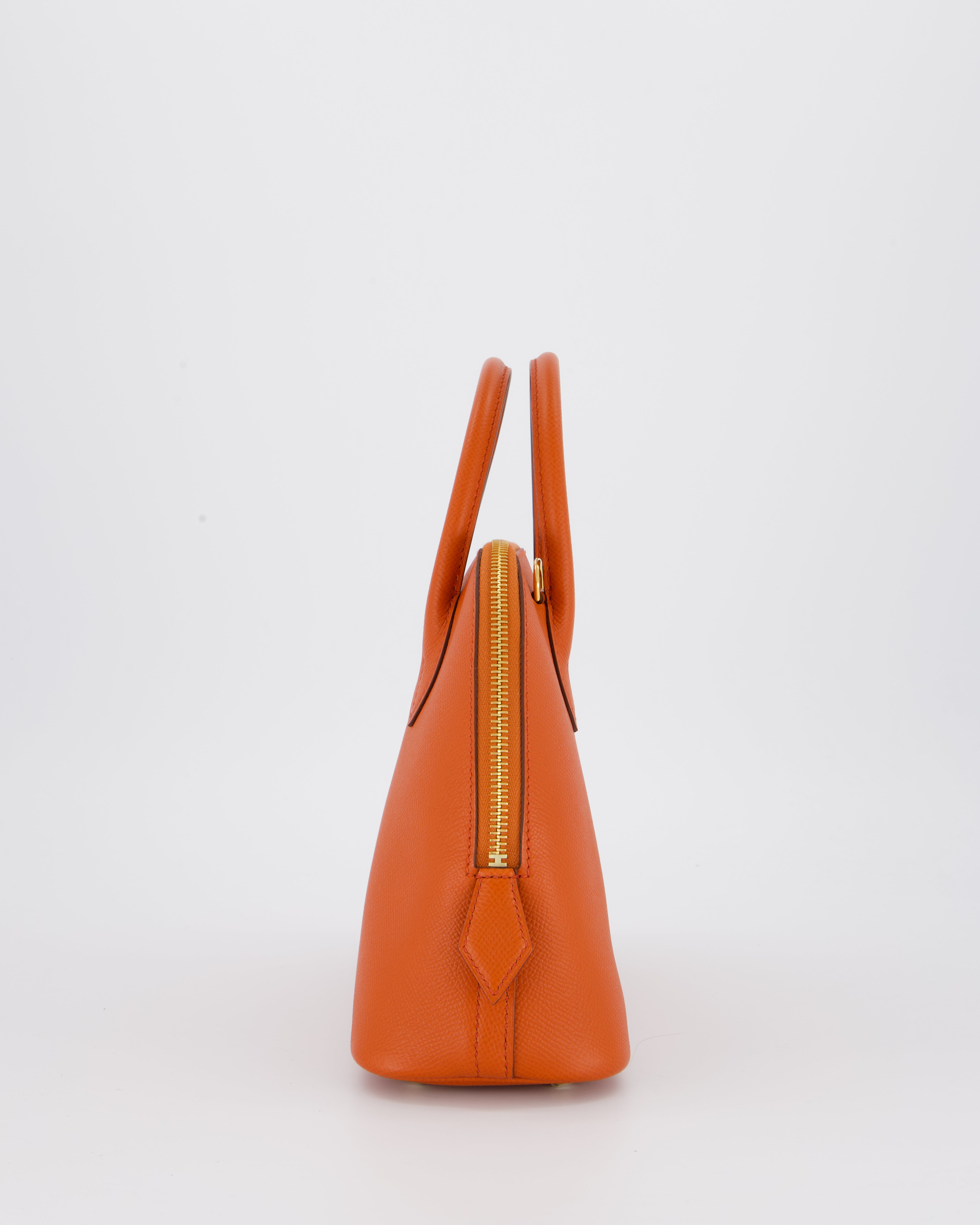 Hermès Bolide 1923 25cm Bag in Terre Battue Epsom Leather with Gold Hardware
