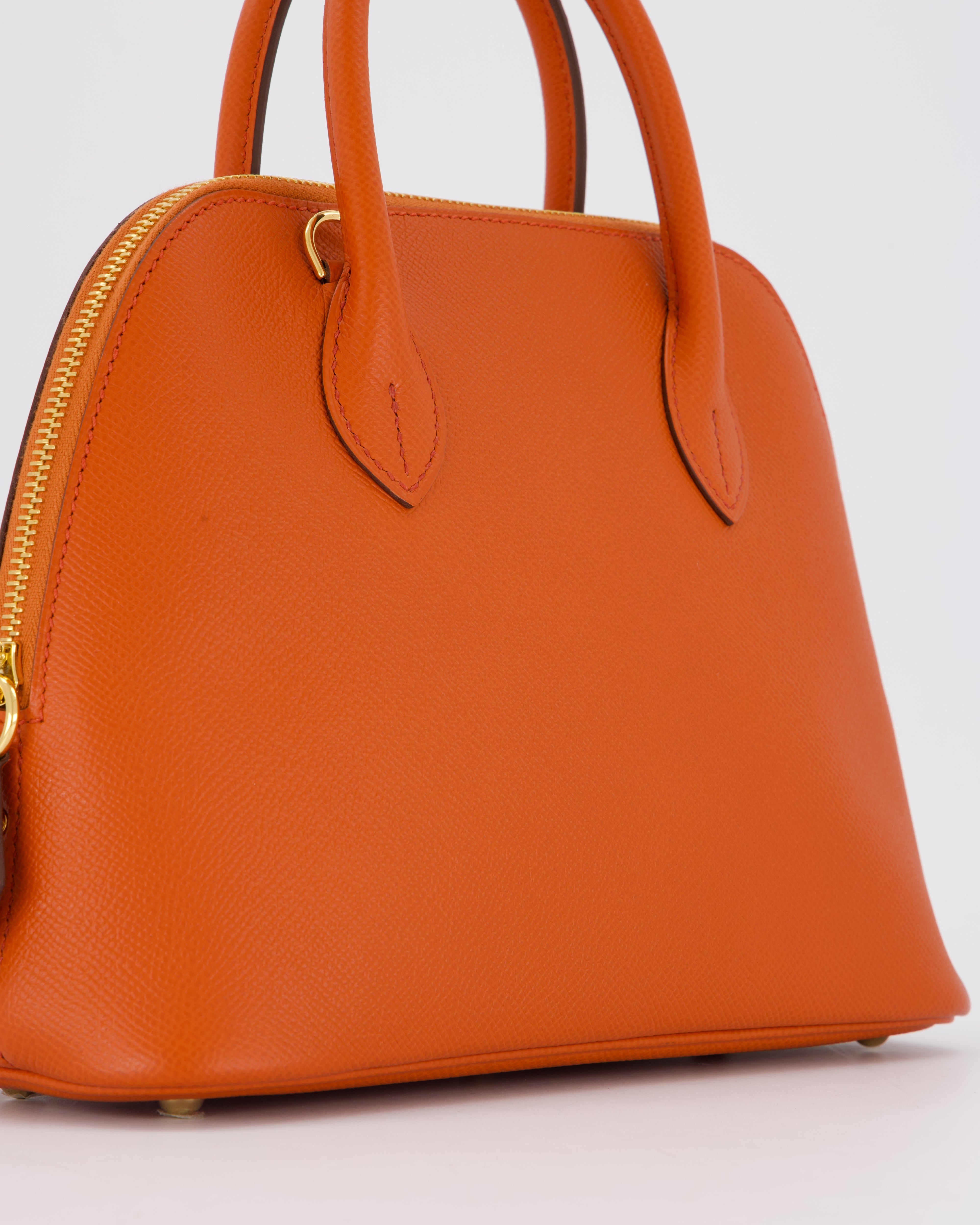 Hermès Bolide 1923 25cm Bag in Terre Battue Epsom Leather with Gold Hardware