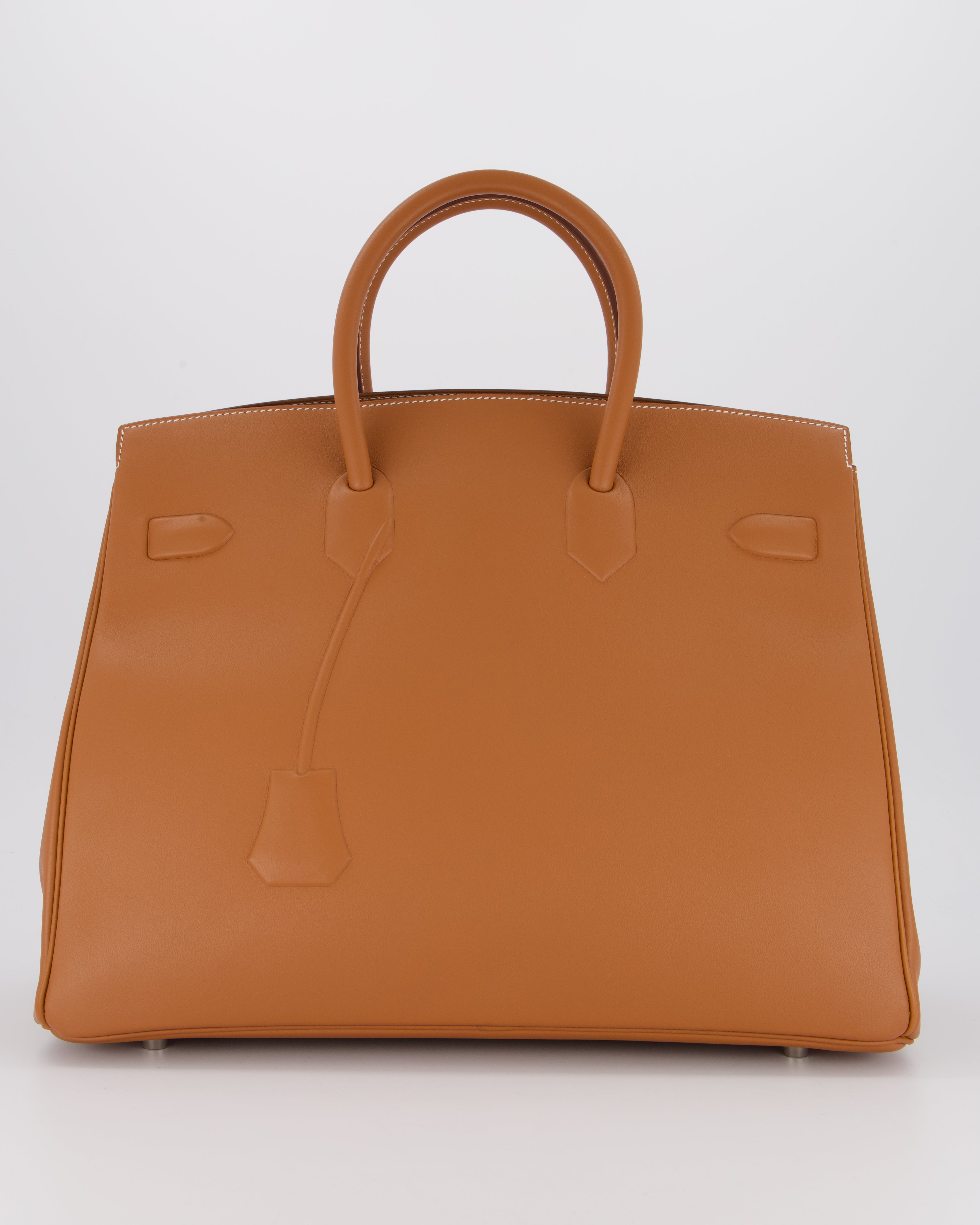 Hermès Birkin 35 Shadow in Gold Swift Leather and Palladium Hardware