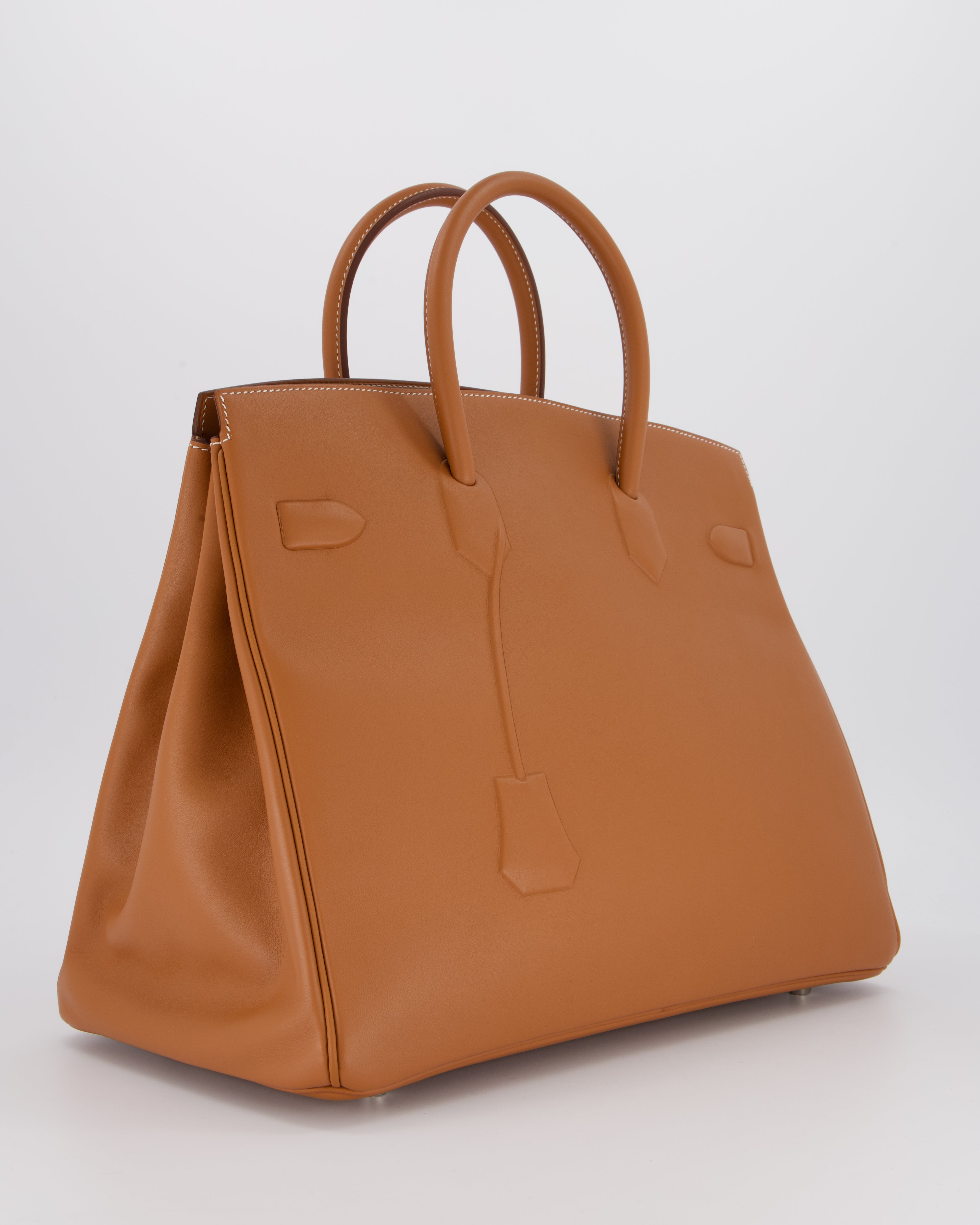 Hermès Birkin 35 Shadow in Gold Swift Leather and Palladium Hardware