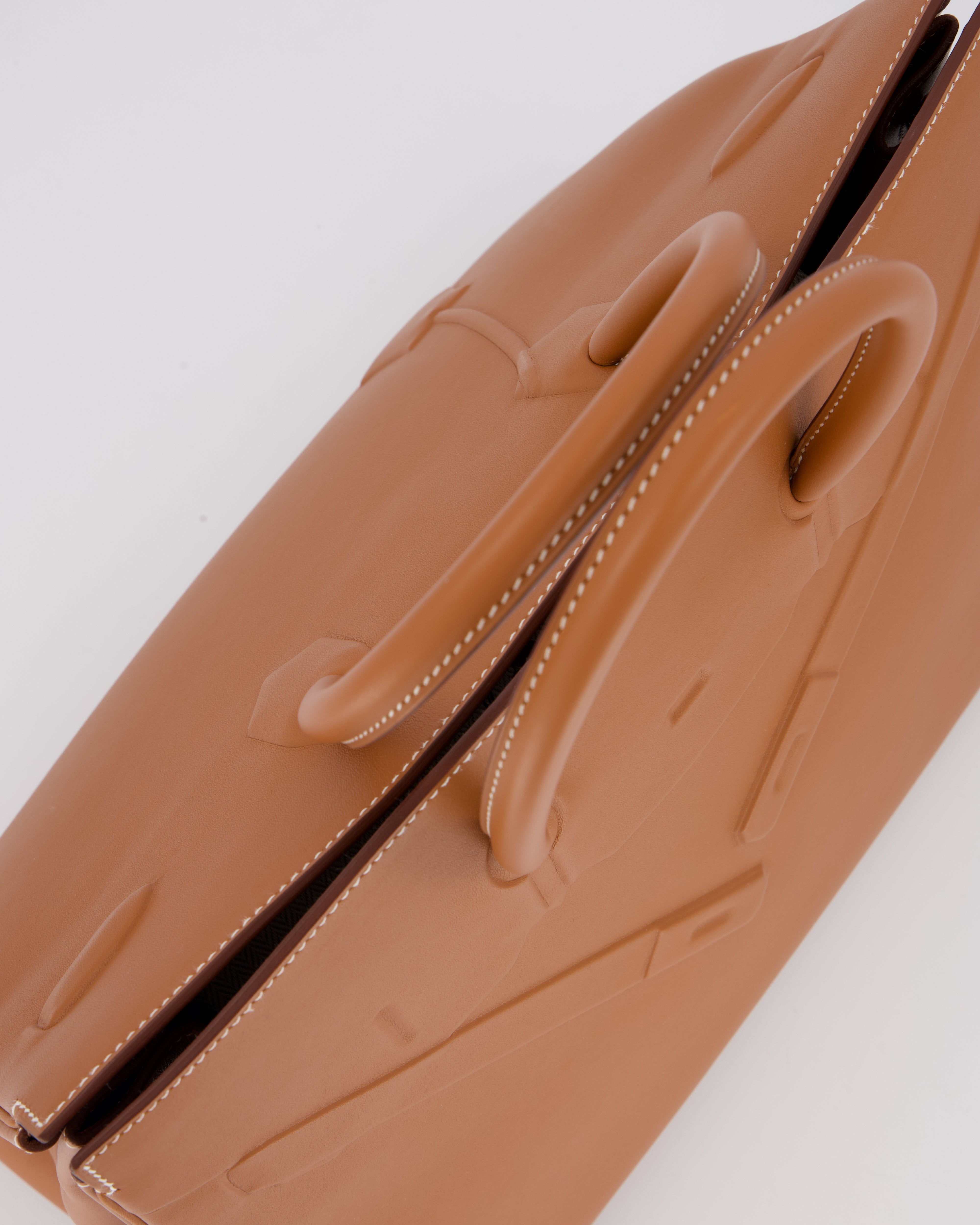 Hermès Birkin 35 Shadow in Gold Swift Leather and Palladium Hardware