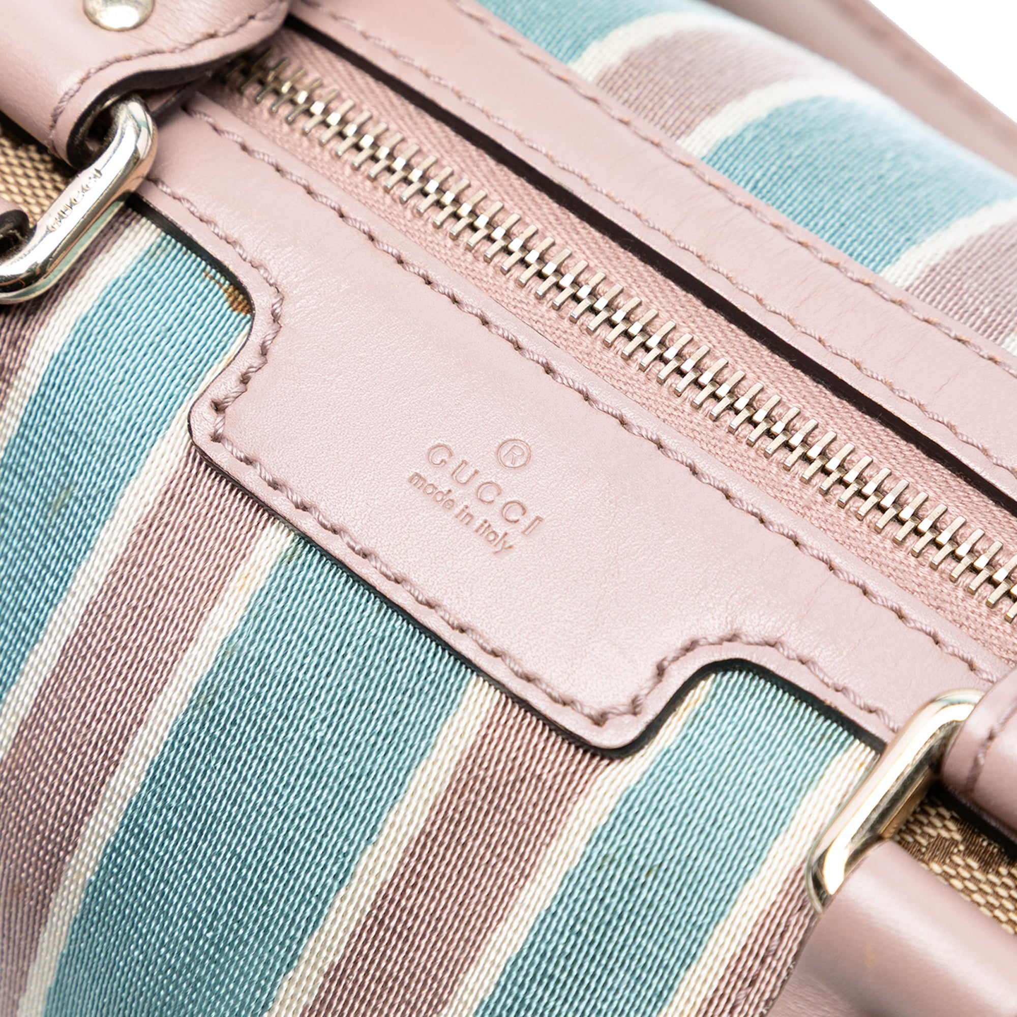 Vintage Web Boston Bag GG Canvas Small