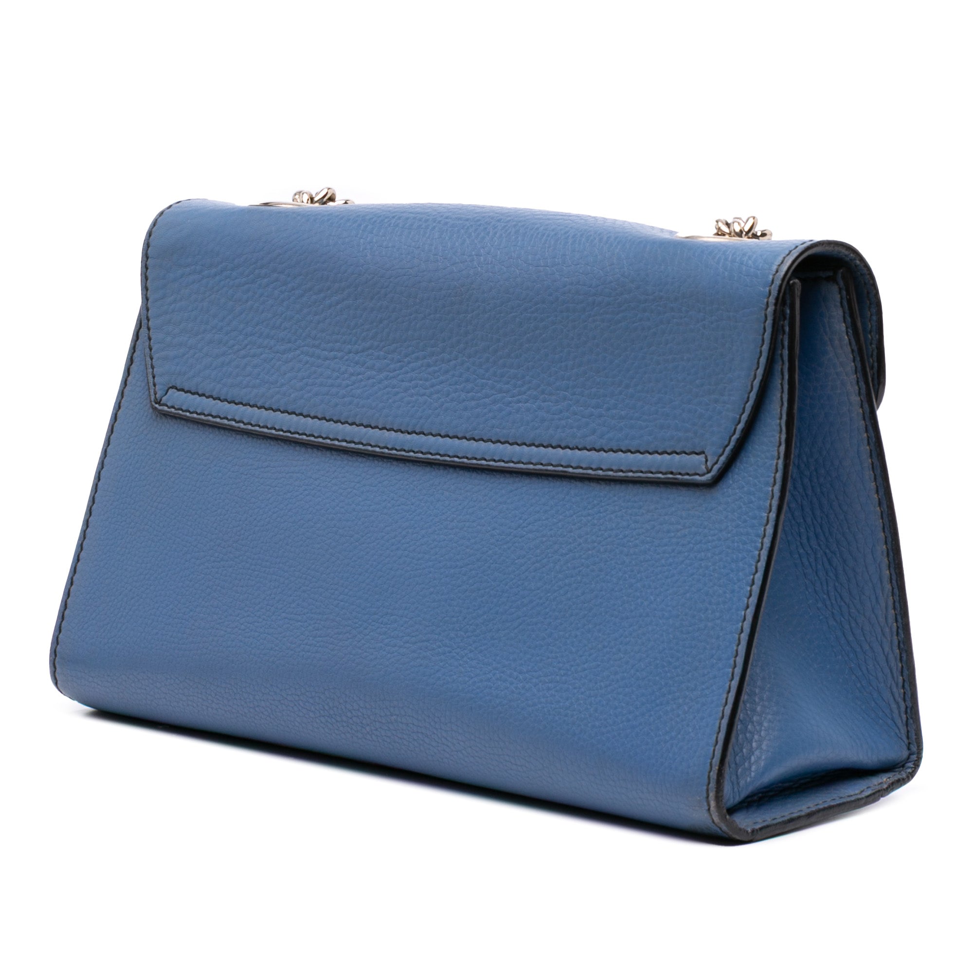 Emily Chain Flap Bag Leather Medium