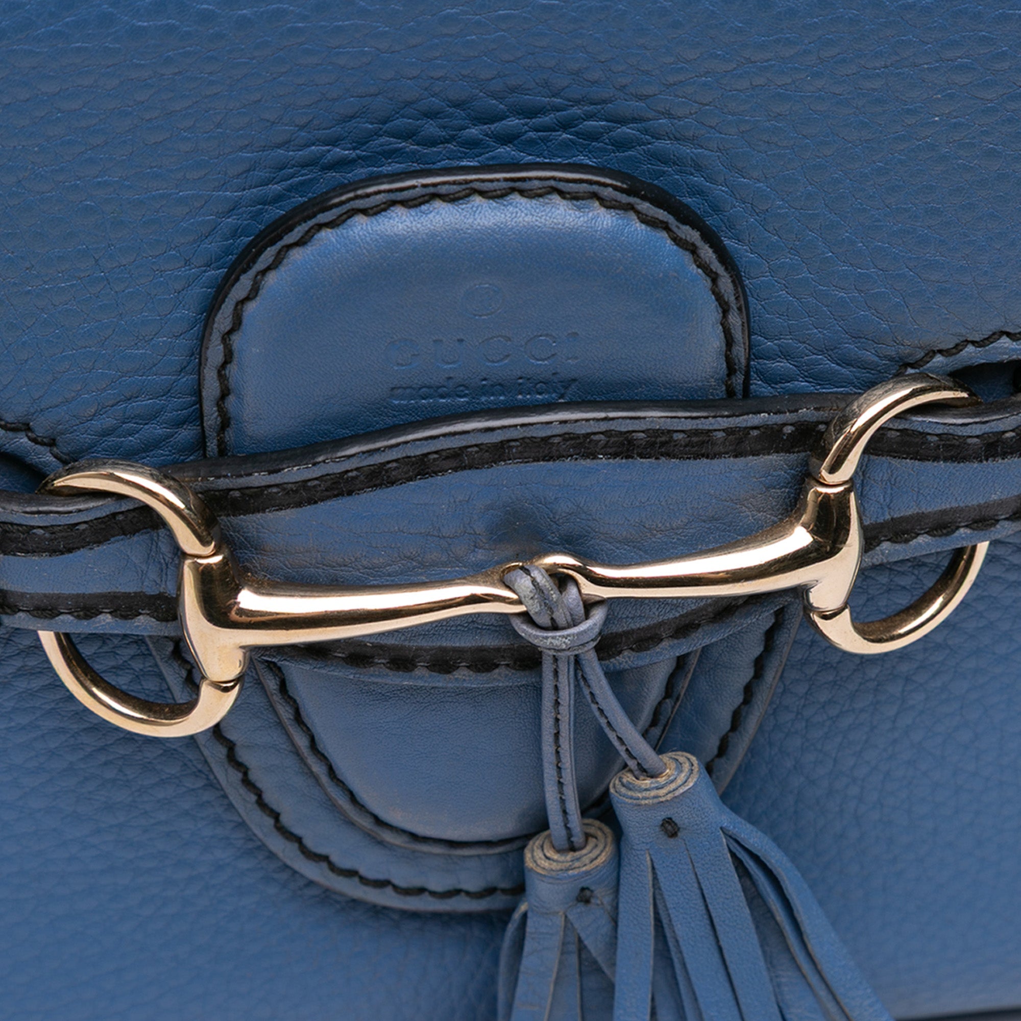 Emily Chain Flap Bag Leather Medium