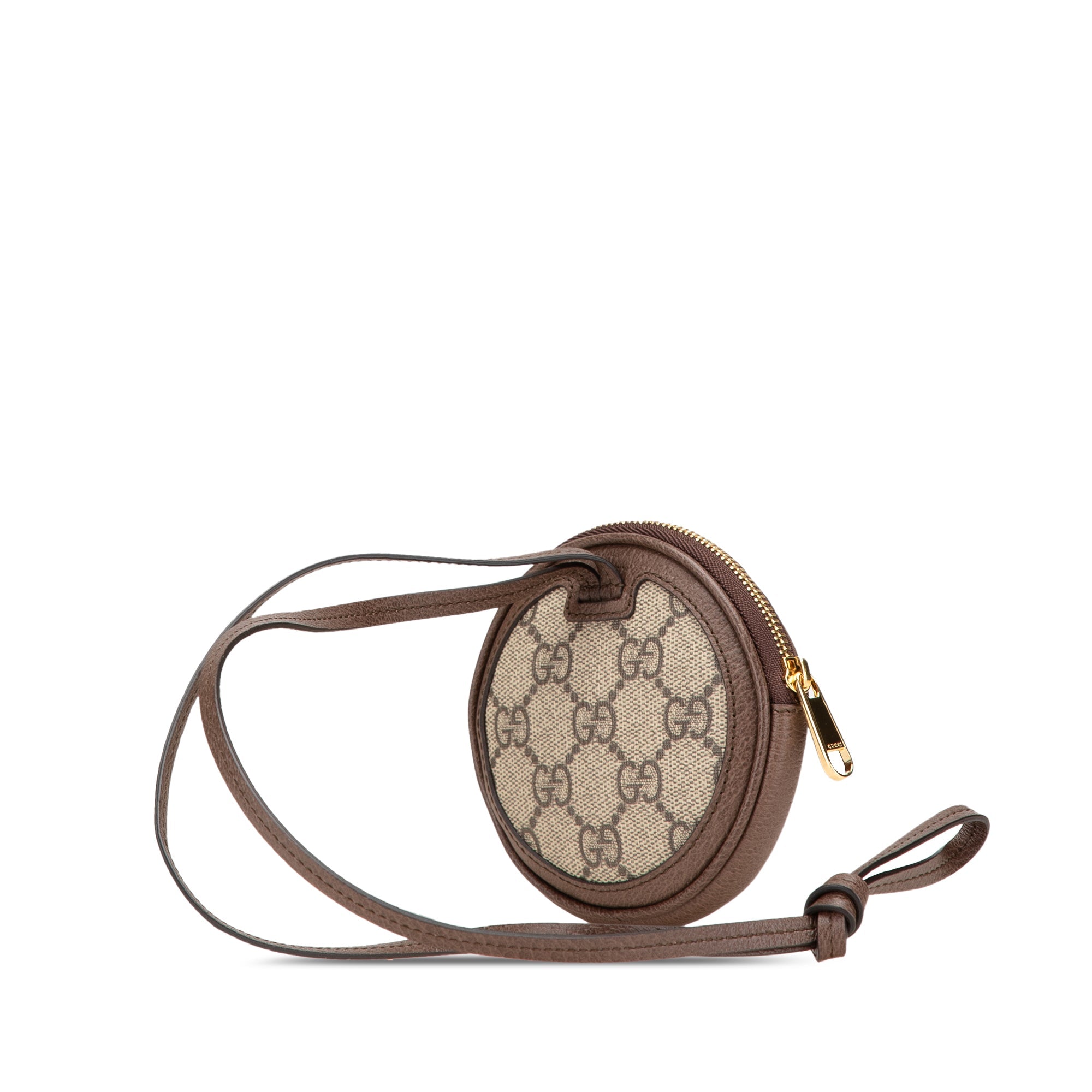Ophidia Round Backpack GG Coated Canvas Mini