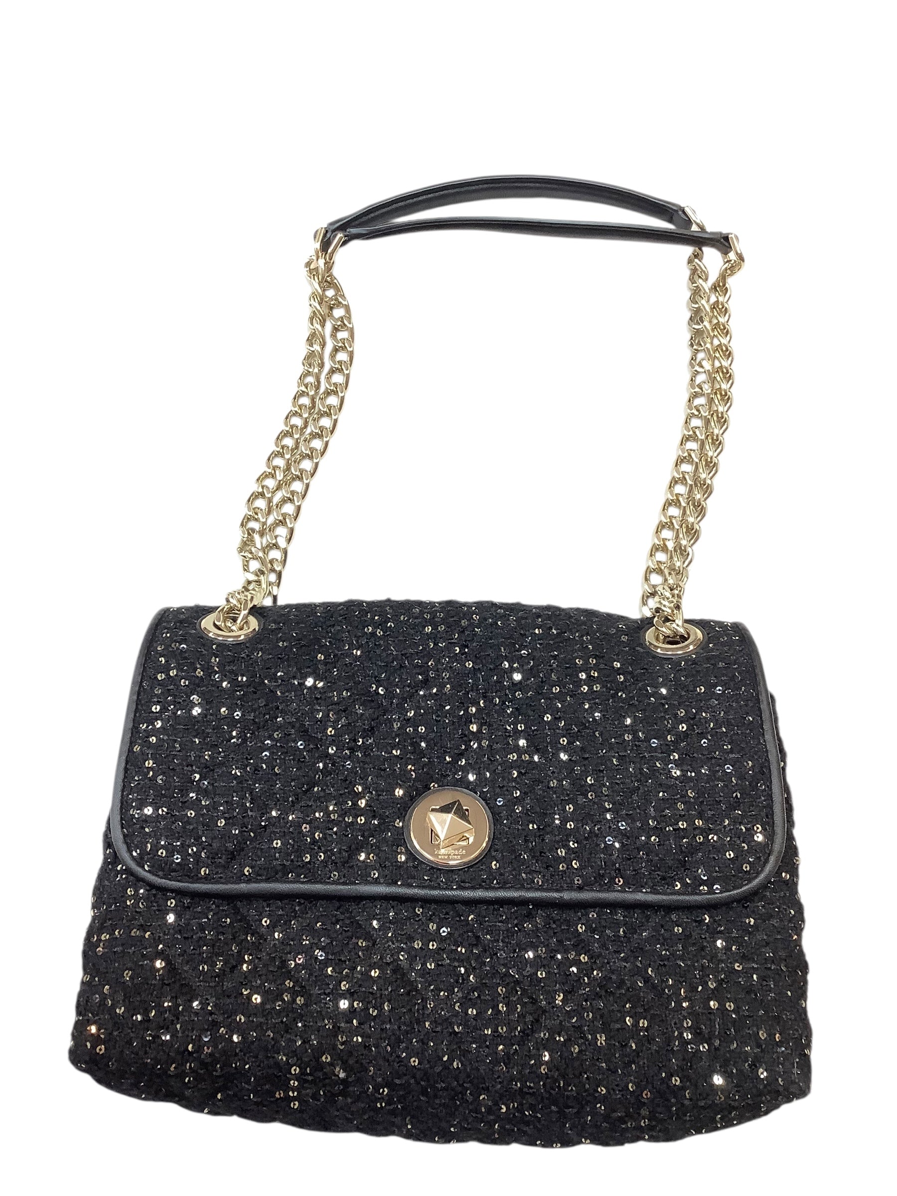 Handbag Designer By Kate Spade In Black, Size:Medium