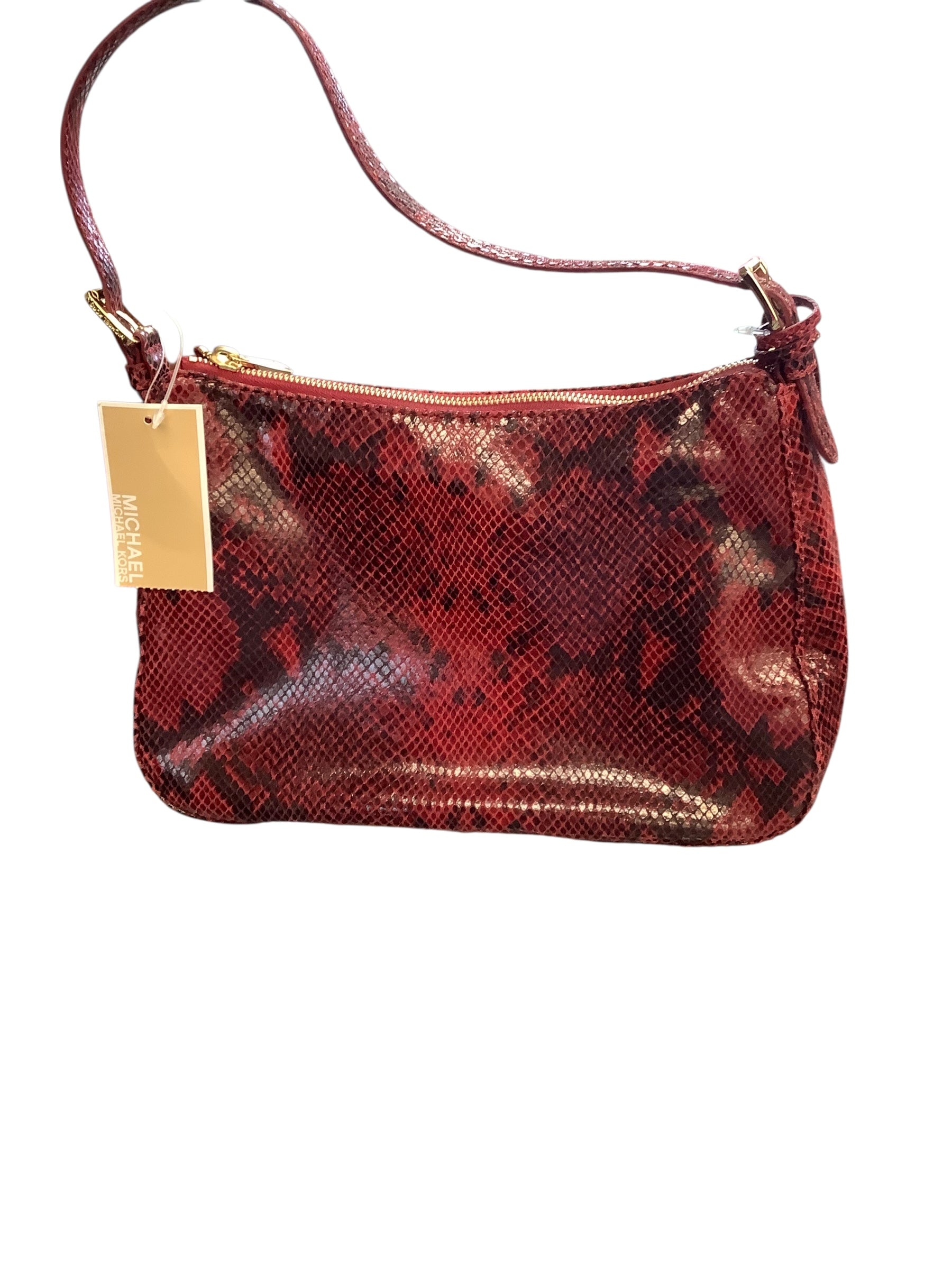 Handbag Designer By Michael Kors In Red, Size:Small