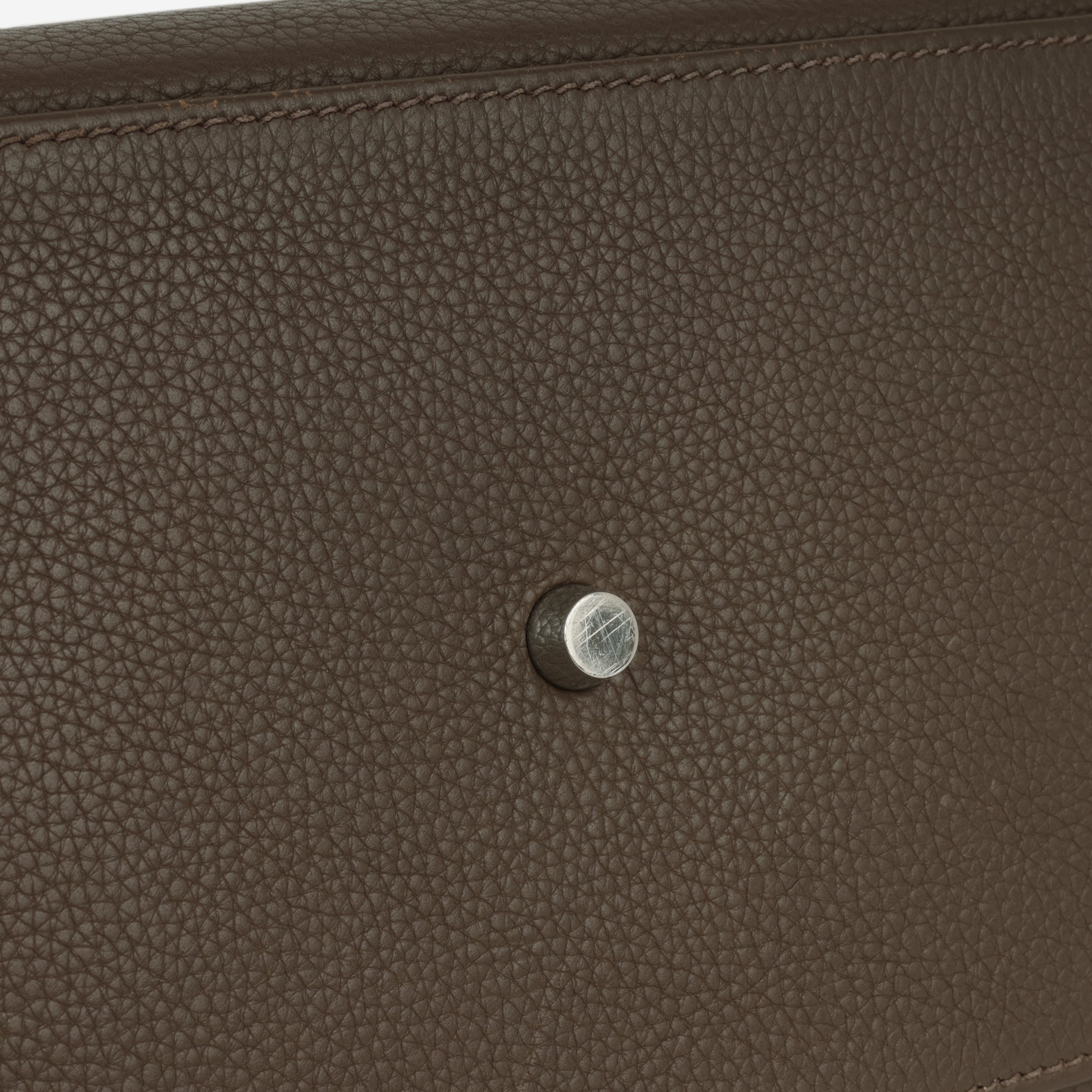 Hermès JPG Shoulder Kelly 42 - Ebene Clemence | Palladium Hardware