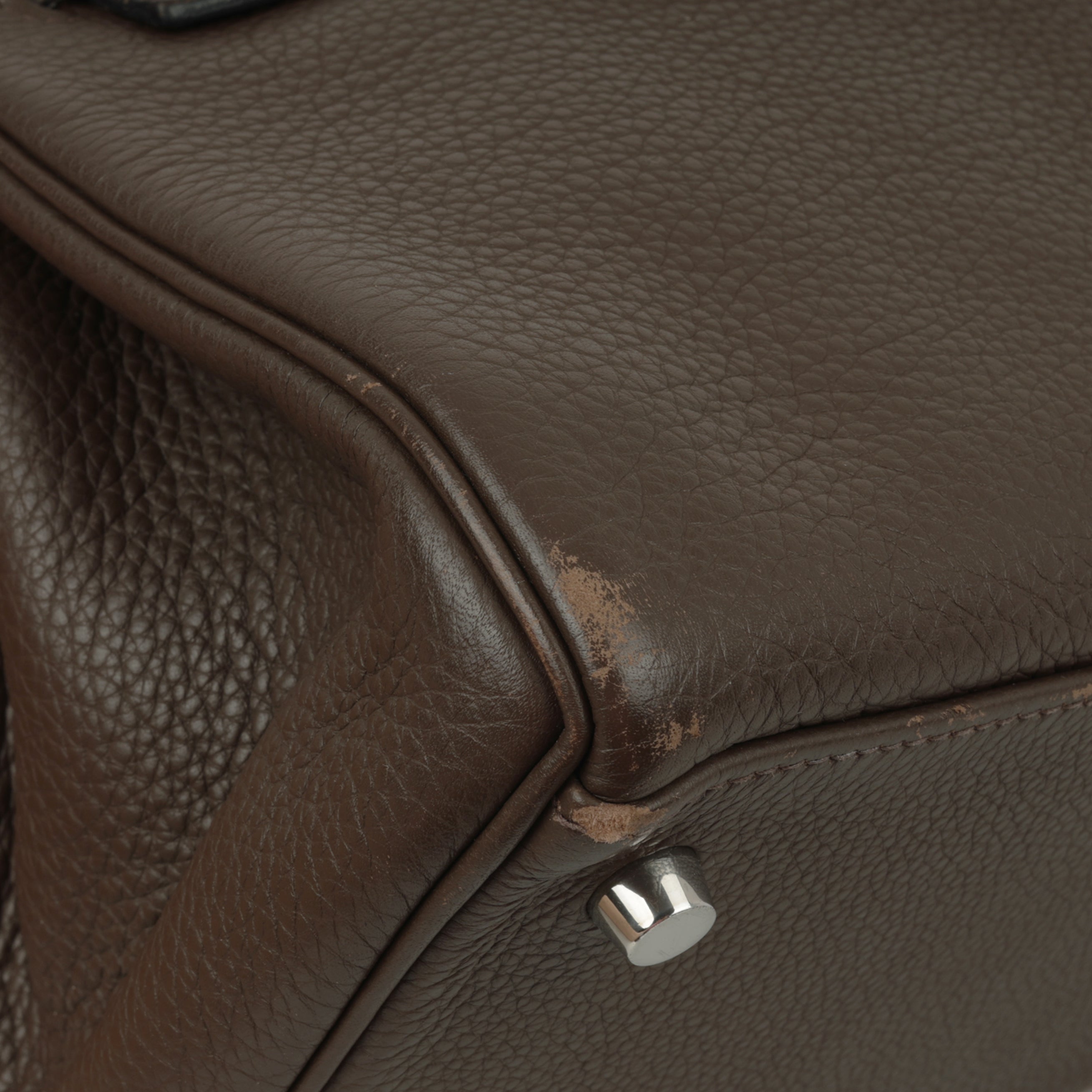 Hermès JPG Shoulder Kelly 42 - Ebene Clemence | Palladium Hardware