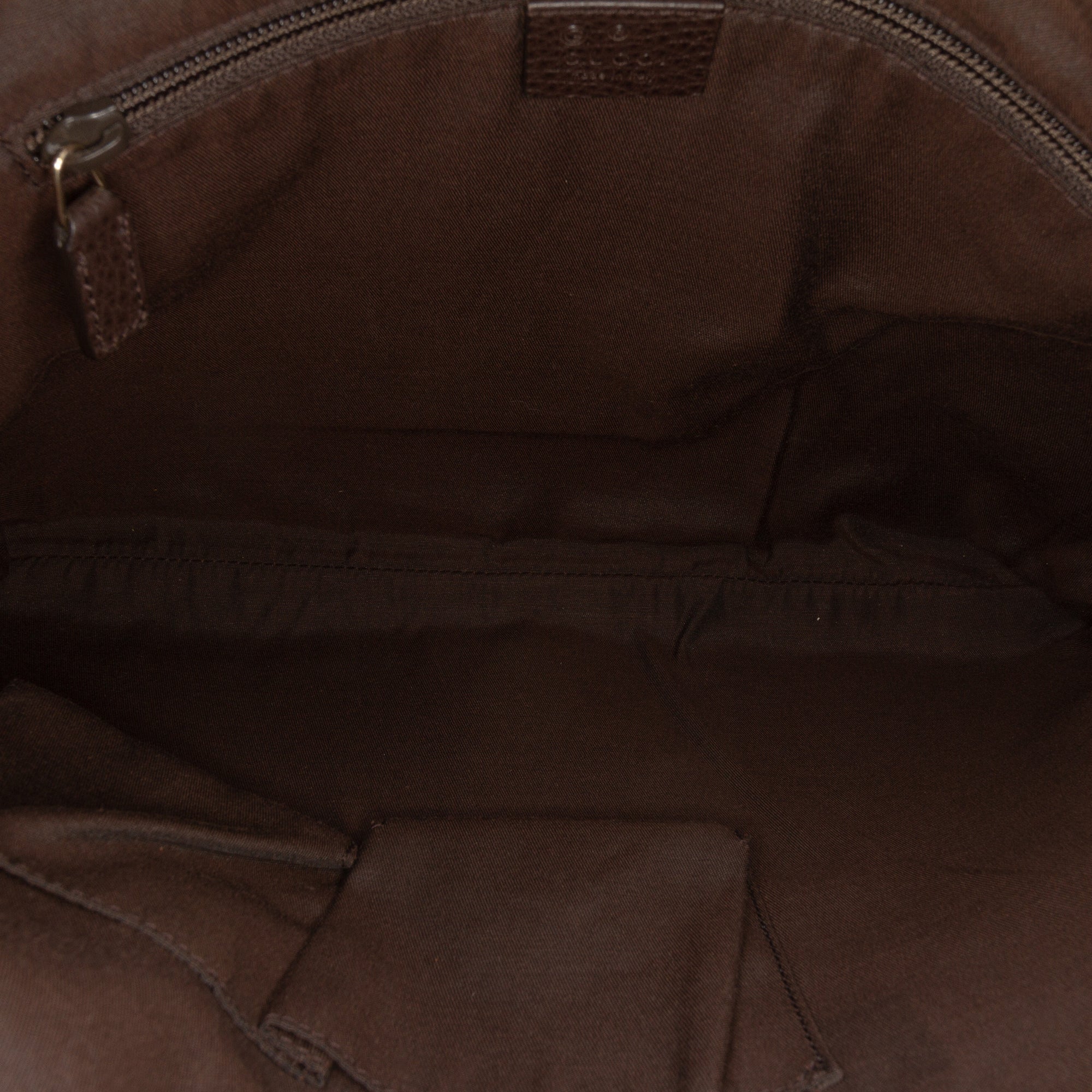 Zip Messenger Bag GG Coated Canvas Medium
