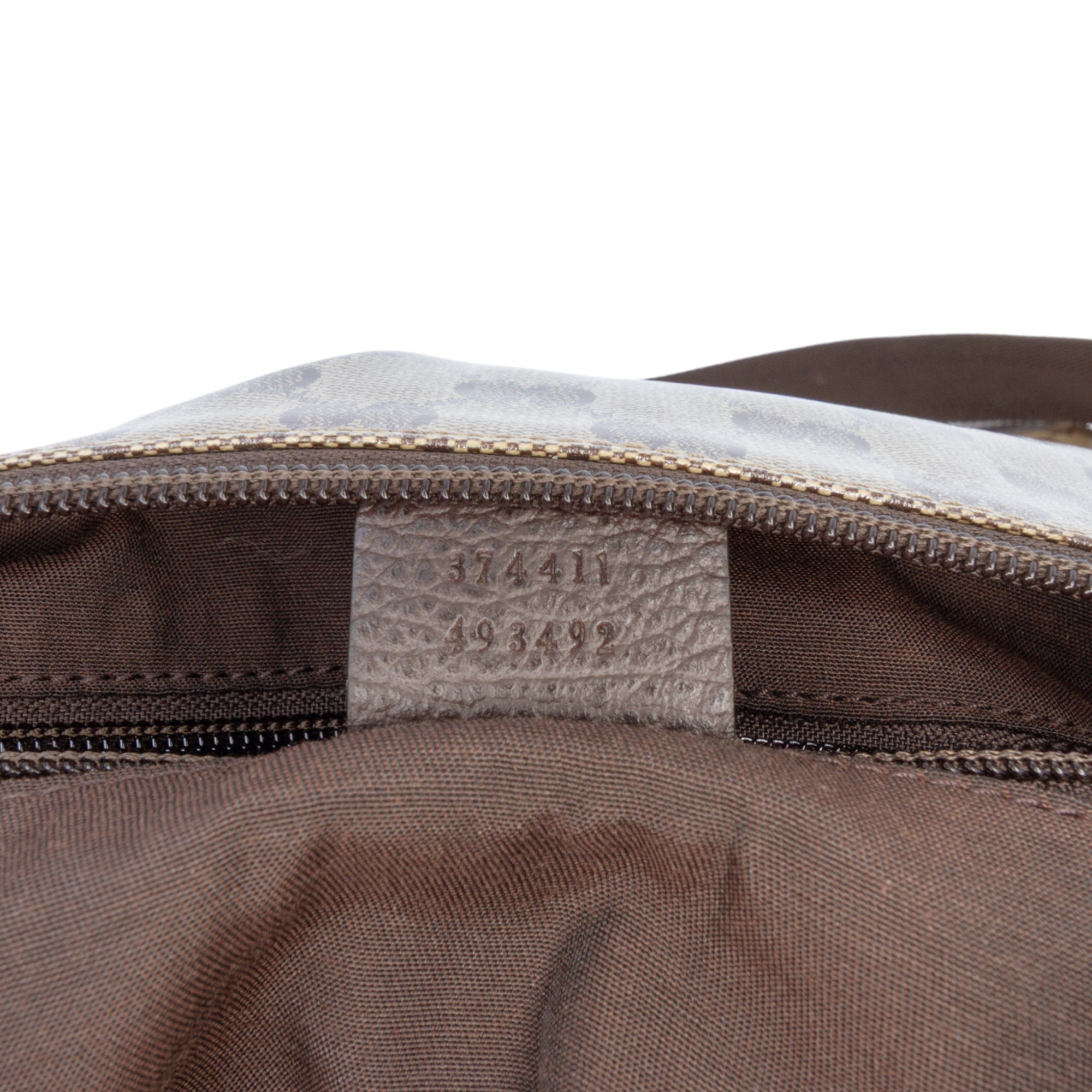 Zip Messenger Bag GG Coated Canvas Medium