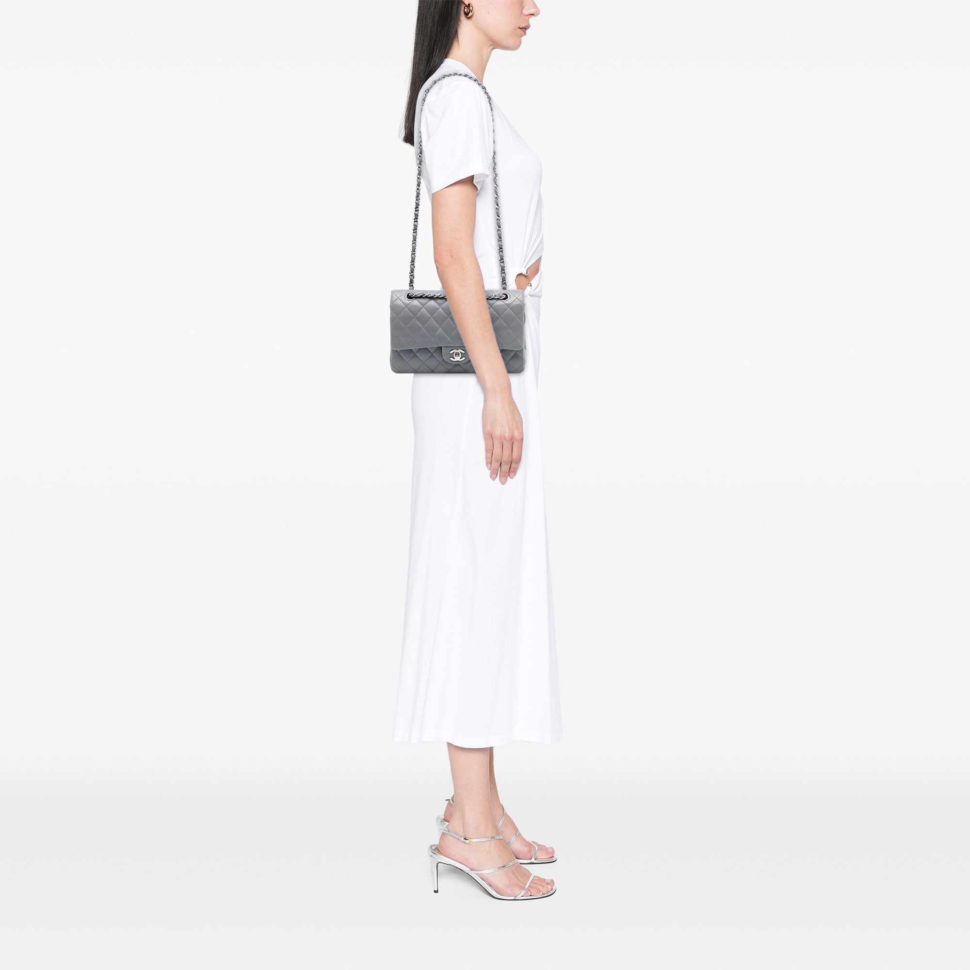 Classic Double Flap Bag Quilted Lambskin Medium
