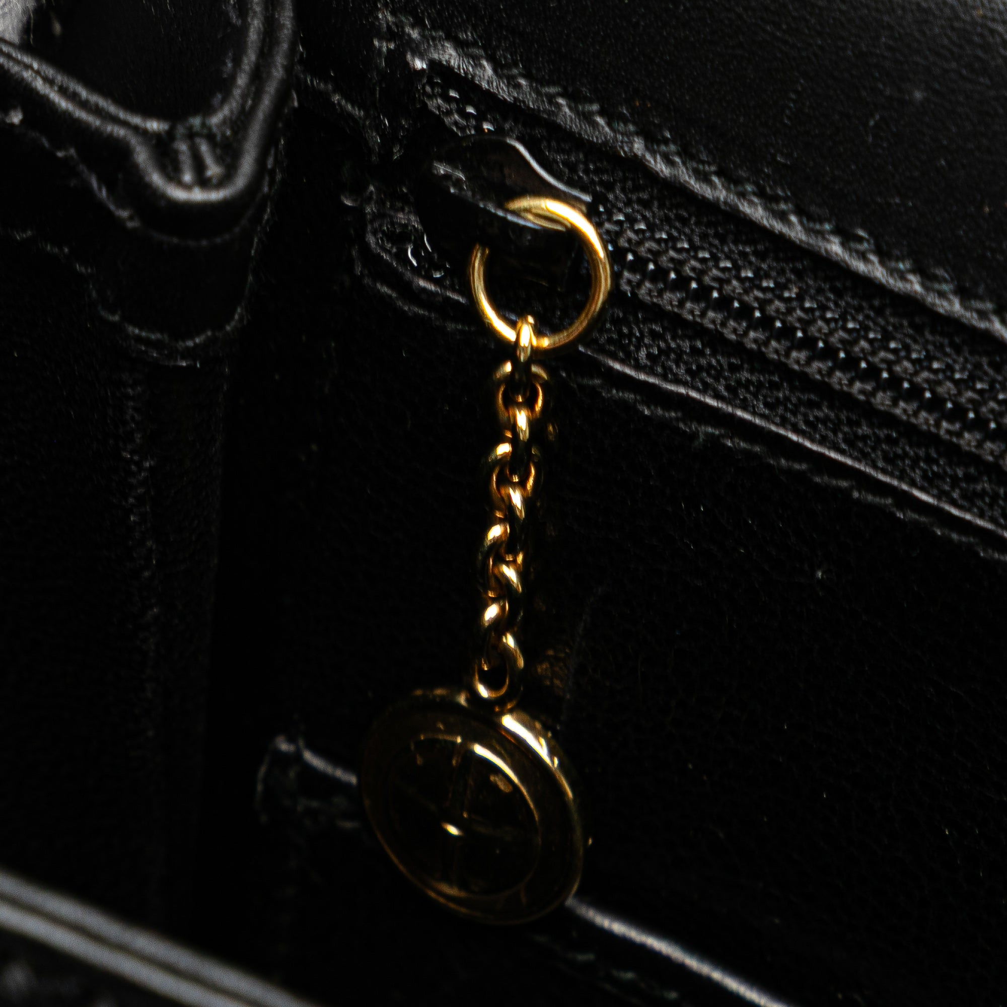 Vintage Convertible Bamboo Top Handle Bag Leather Small