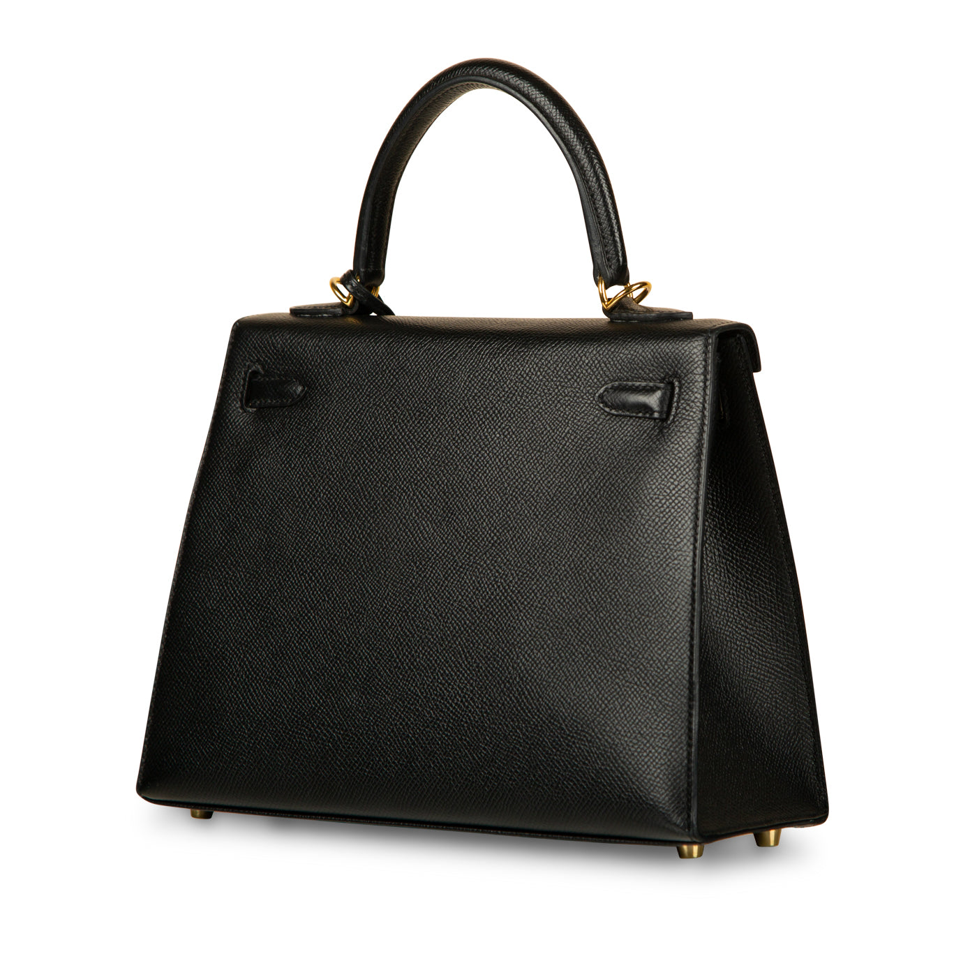 Kelly 25 - Black Epsom - GHW
