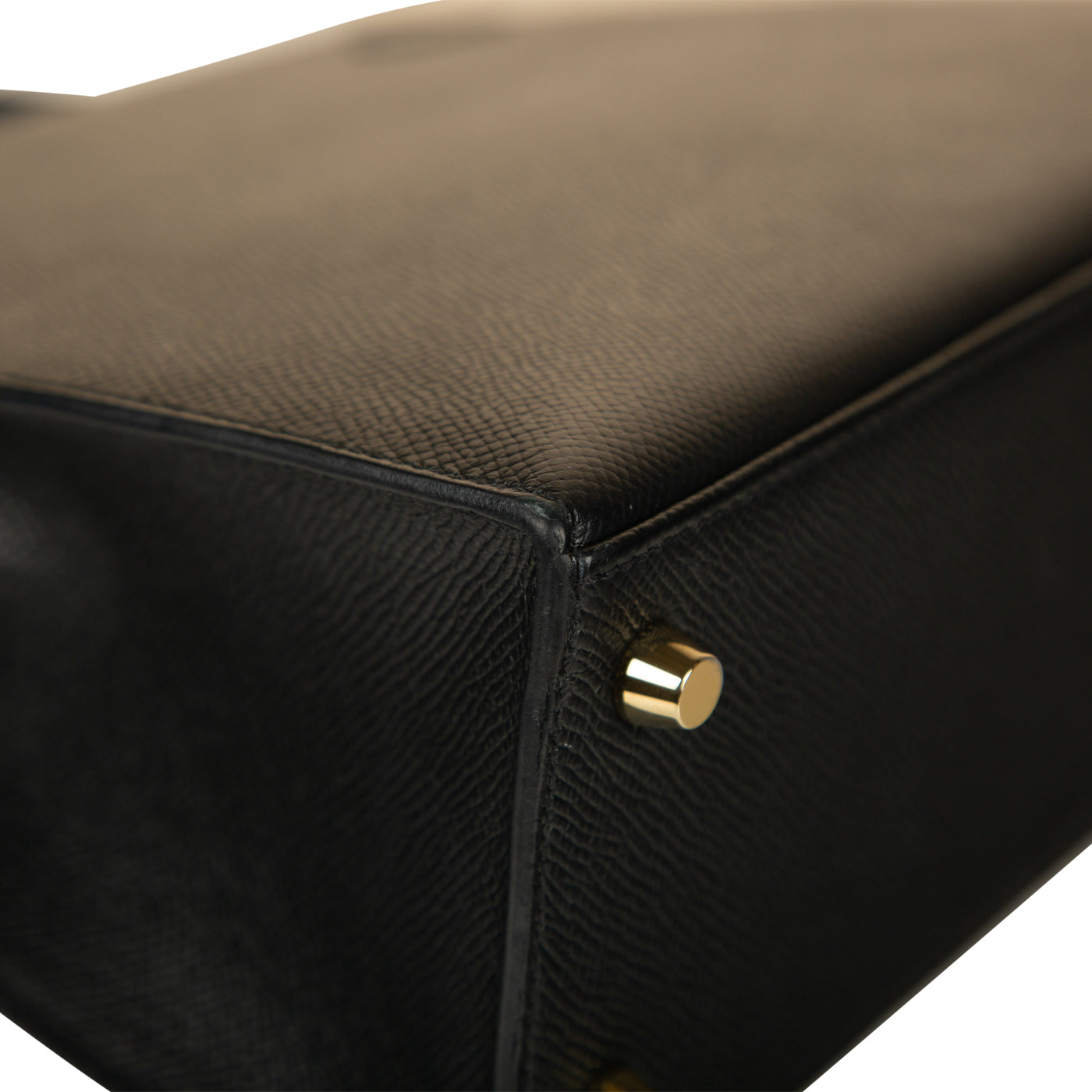 Kelly 25 - Black Epsom - GHW