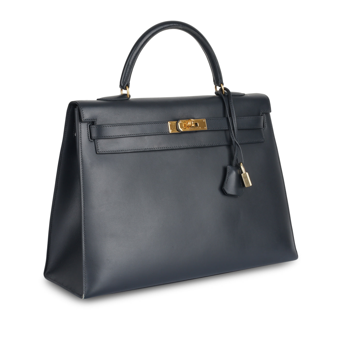 Vintage Kelly 35 - Navy Box Calf