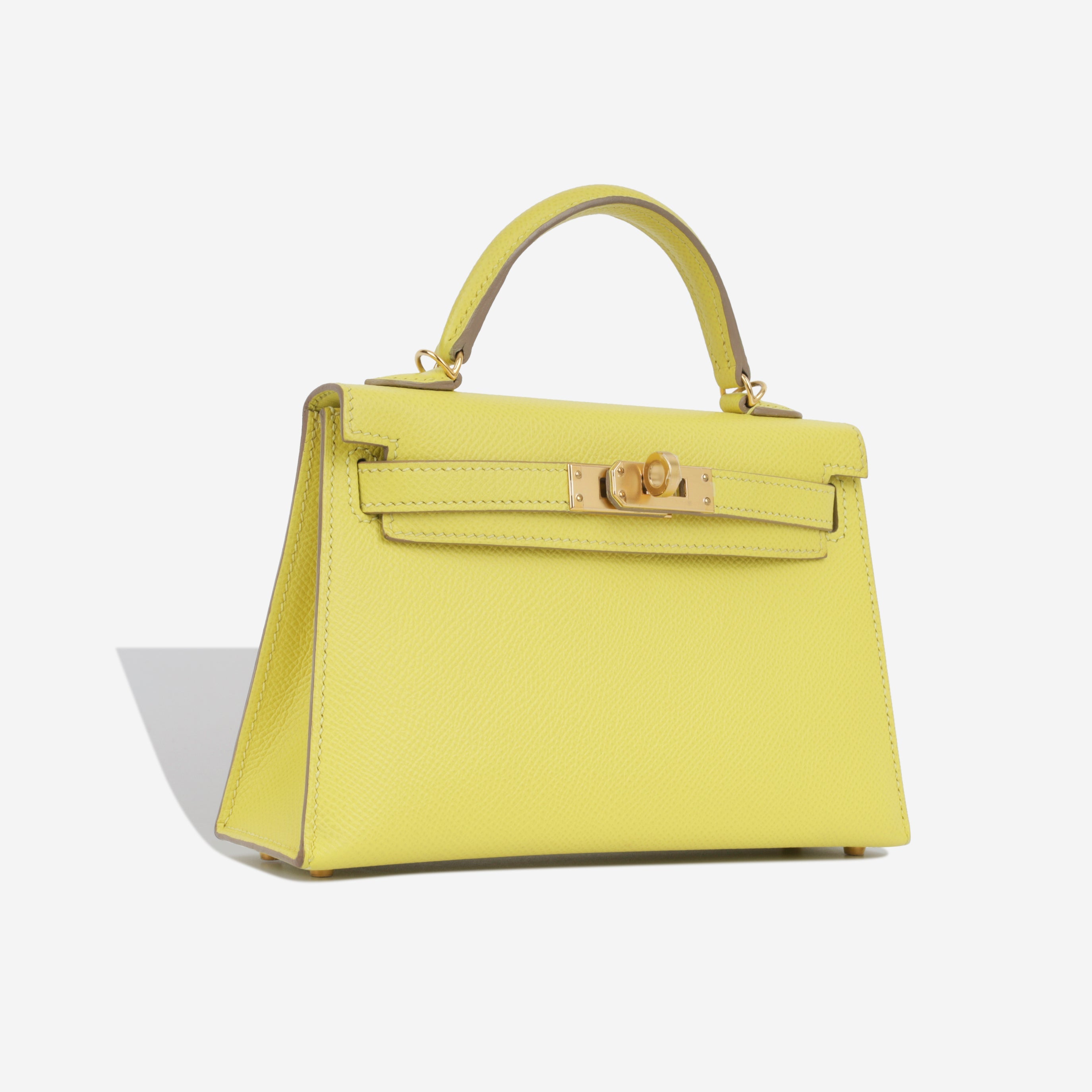 Mini Kelly - Lime Epsom GHW