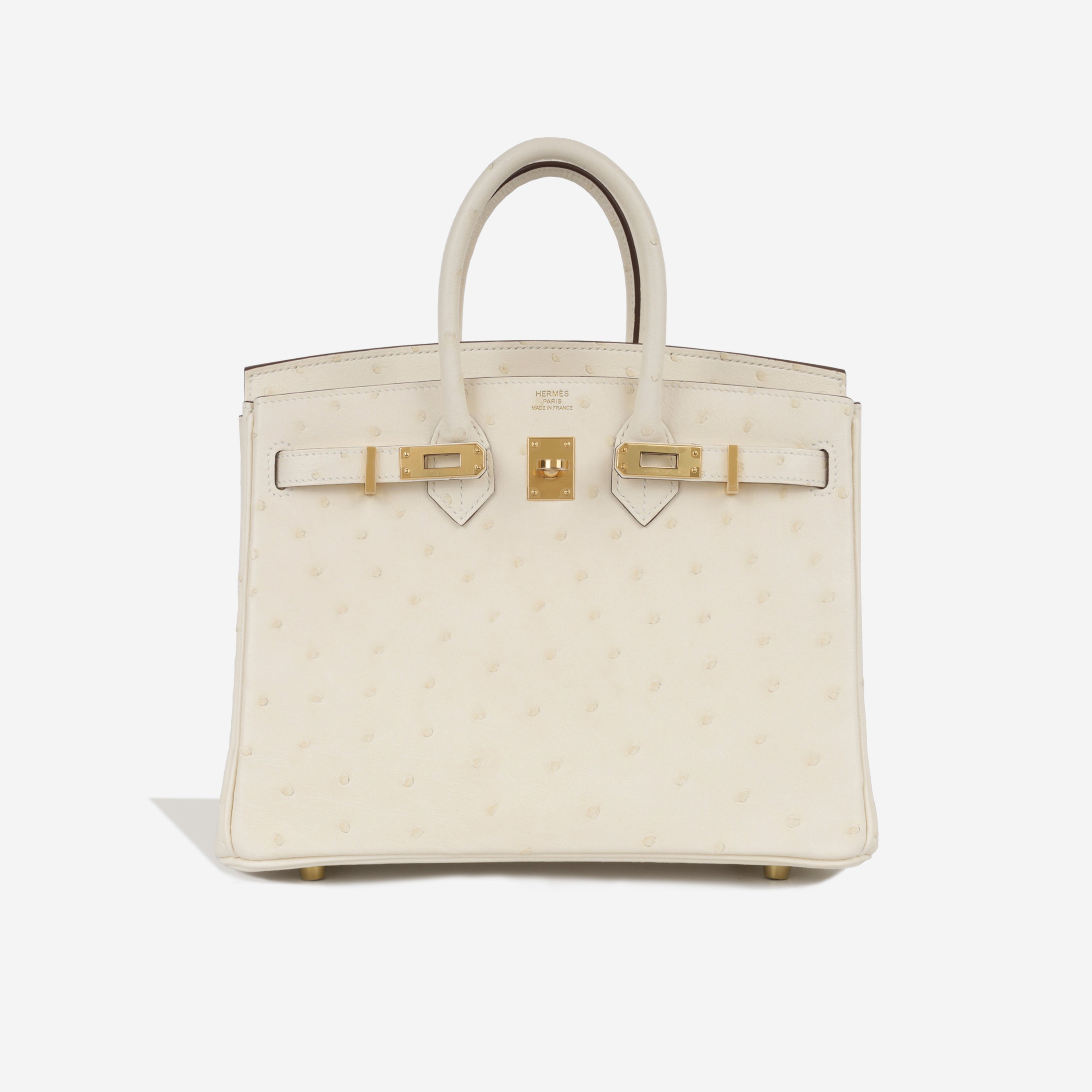 Birkin 25 - Nata Ostrich