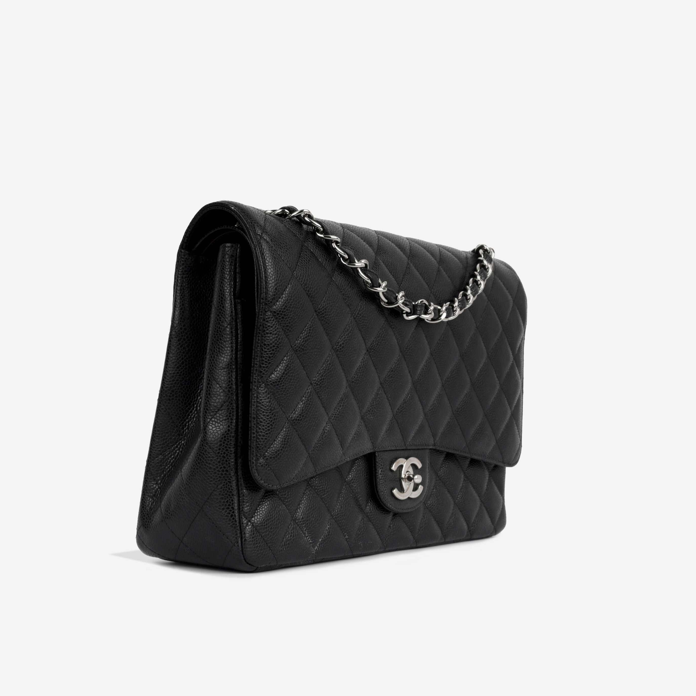 Maxi Classic Flap - Black Caviar