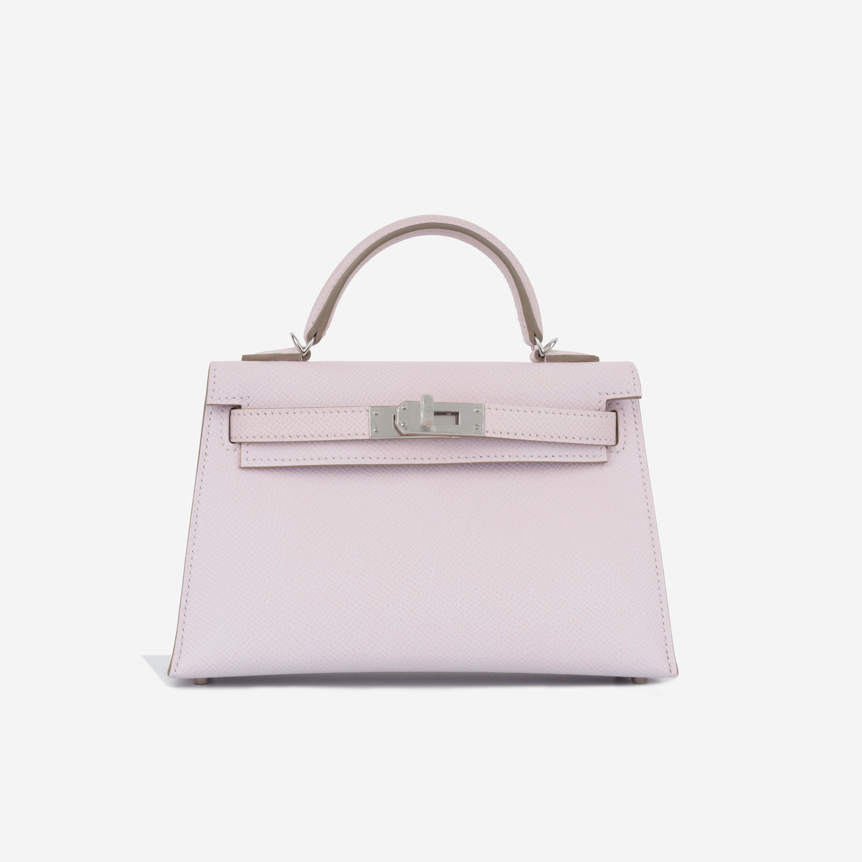 Mini Kelly - Mauve Pale Epsom