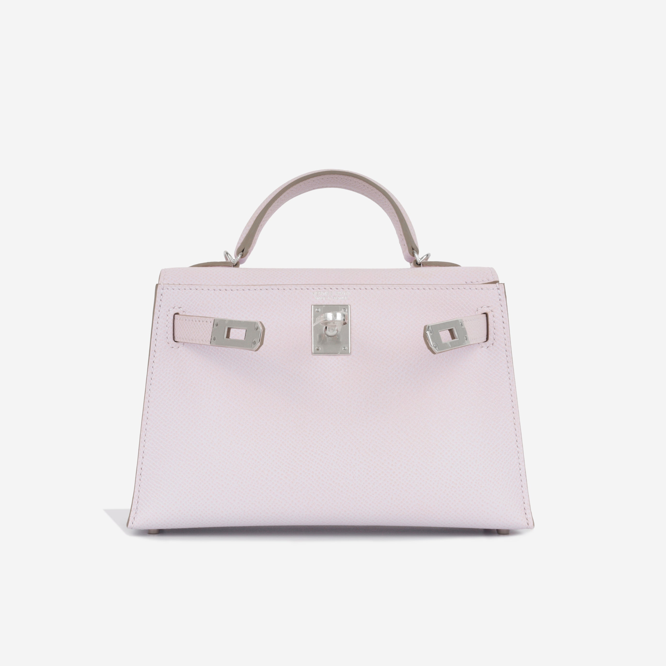 Mini Kelly - Mauve Pale Epsom