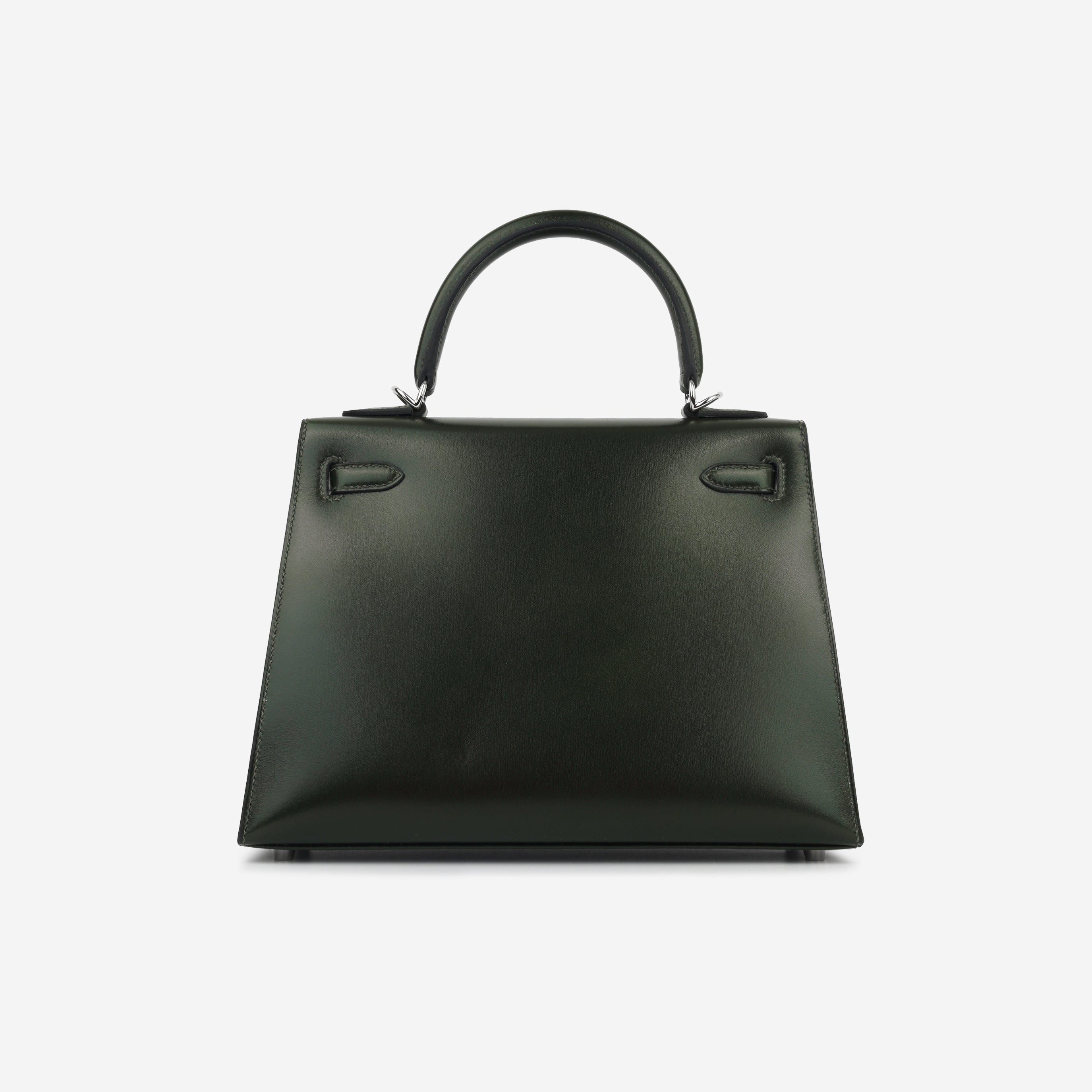 Kelly 25 - Vert Fonce Box Calf