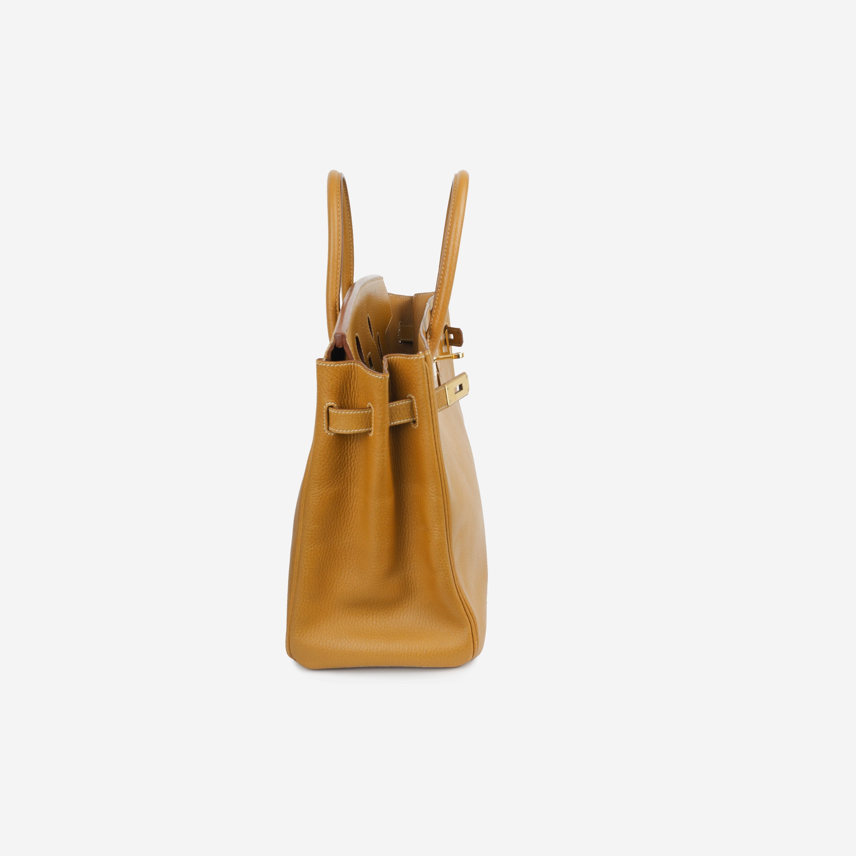 Hermès Vintage Birkin Hac 32 - Natural Sable Ardennes | Gold Hardware