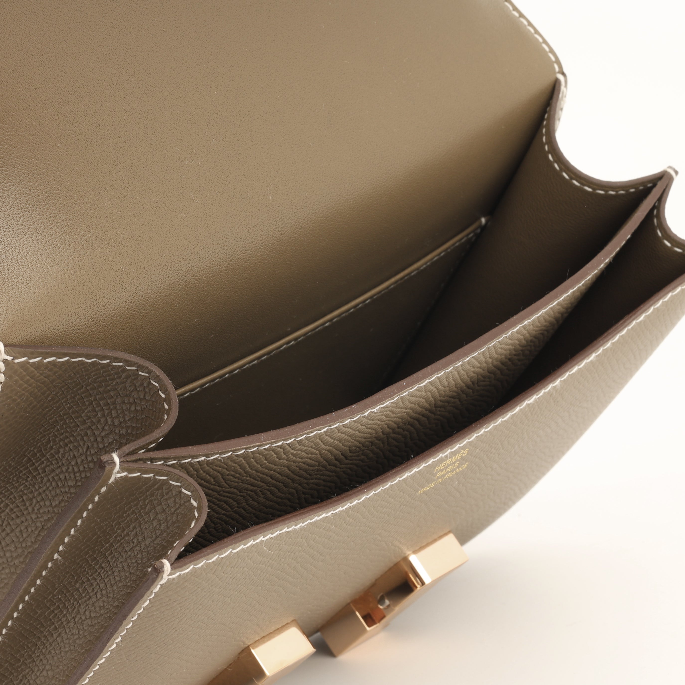 Hermès Constance 18 - Etoupe Epsom | Rose Gold Hardware